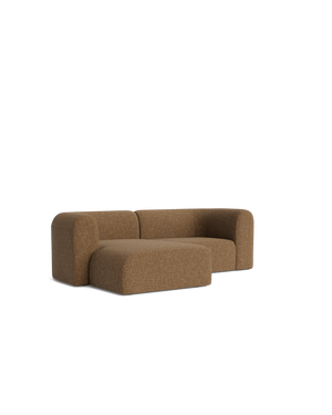 Berg 3 Seater LHF Chaise Sofa - Fleck Ginger