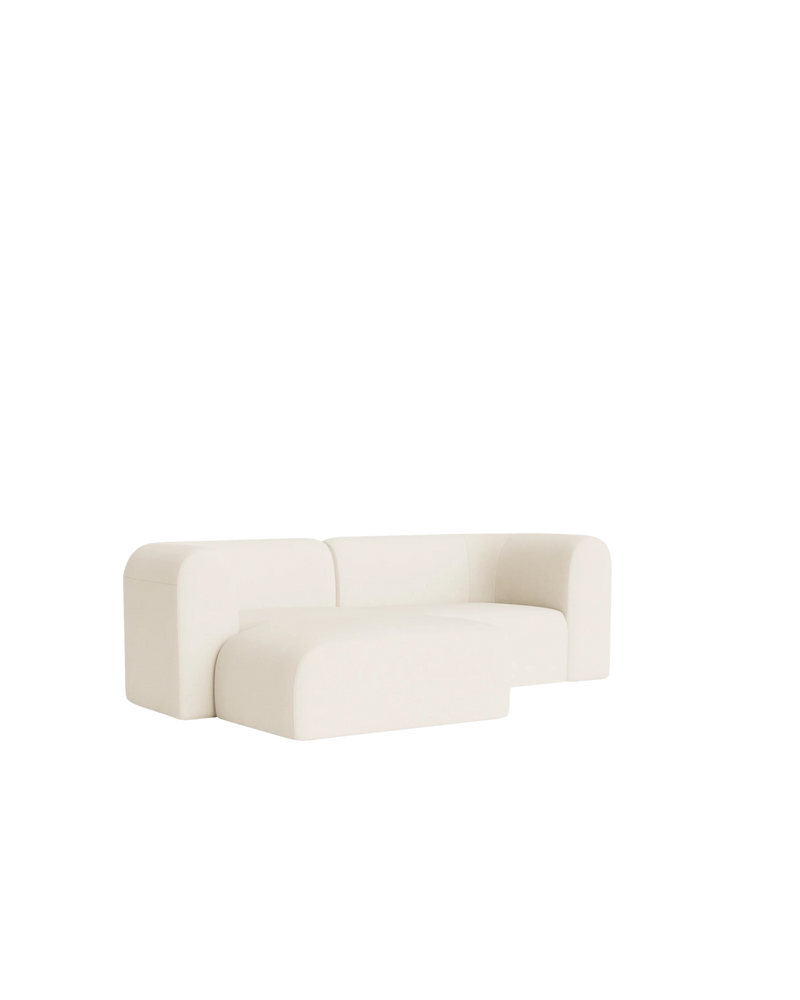 Berg 3 Seater LHF Chaise Sofa - Fossil Vanilla