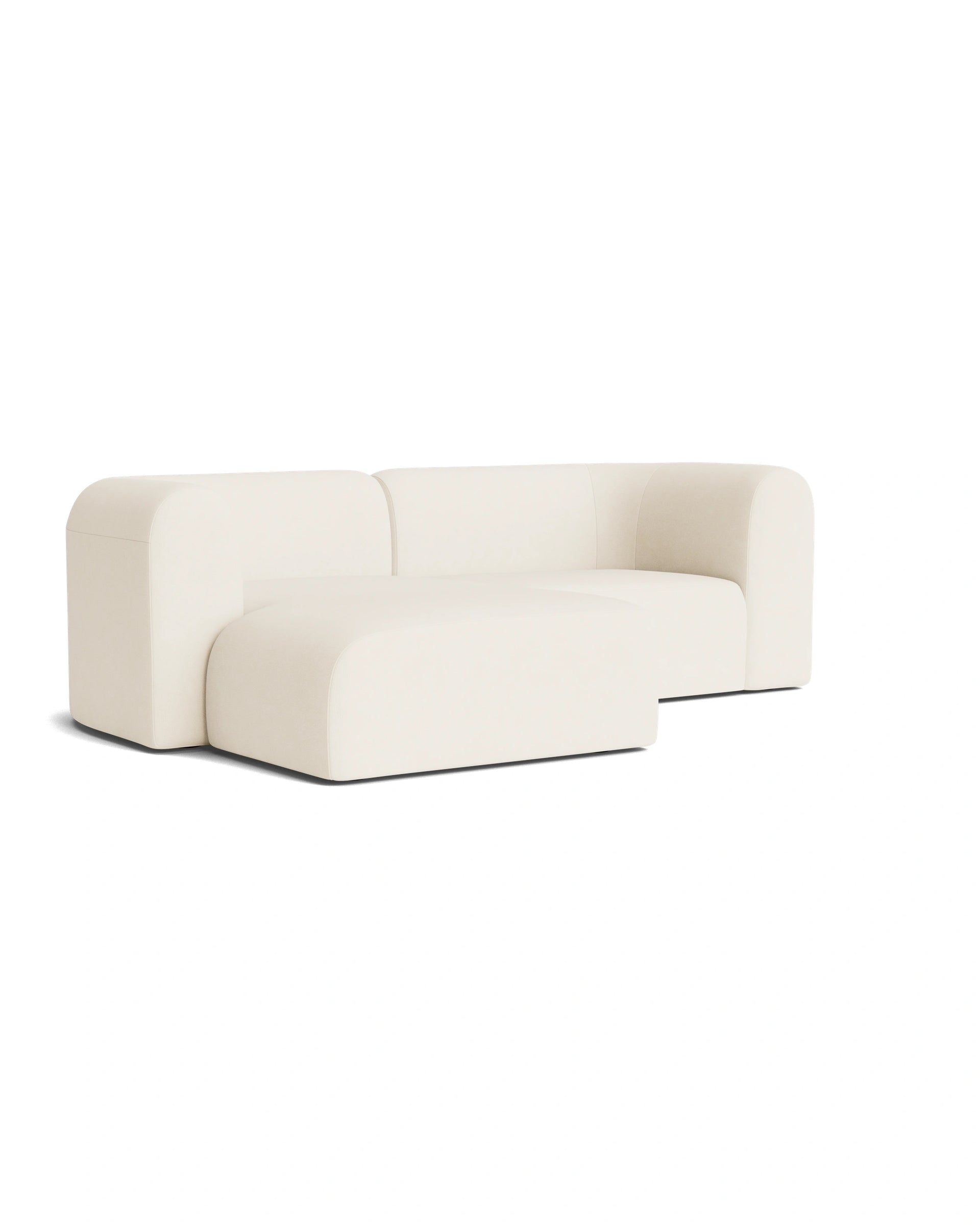Berg 3 Seater LHF Chaise Sofa - Fossil Vanilla