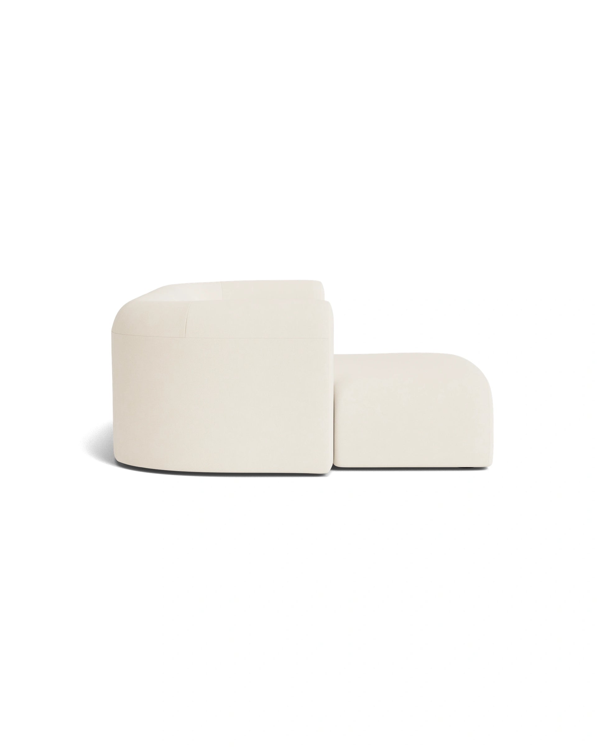 Berg 3 Seater LHF Chaise Sofa - Fossil Vanilla
