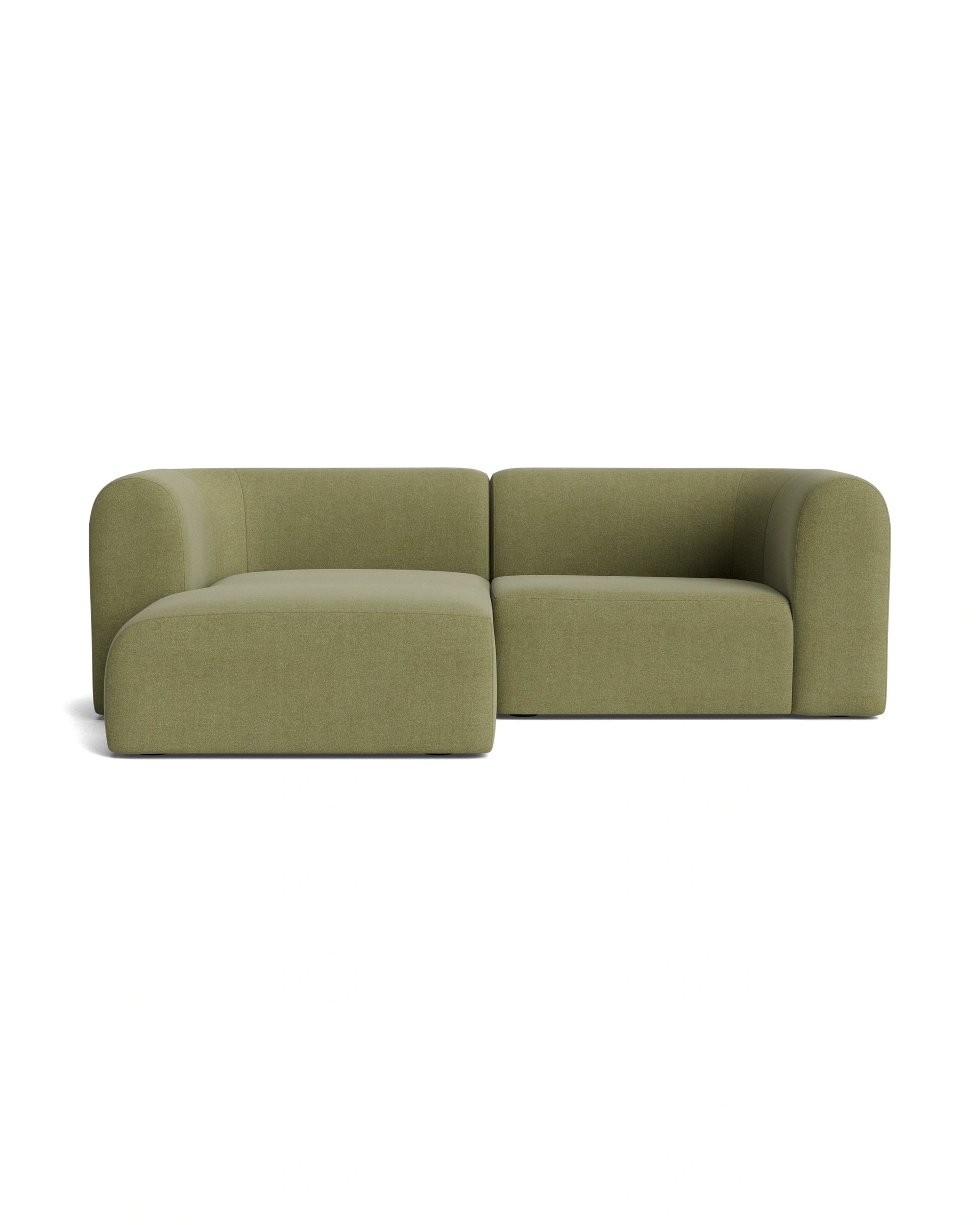 Berg 3 Seater LHF Chaise Sofa - Fossil Eucalyptus