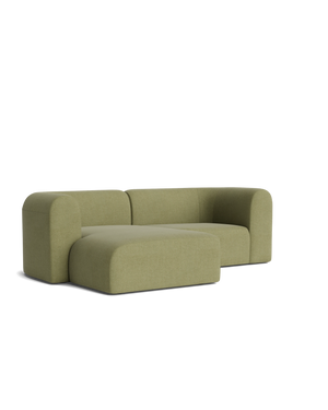Berg 3 Seater LHF Chaise Sofa - Fossil Eucalyptus