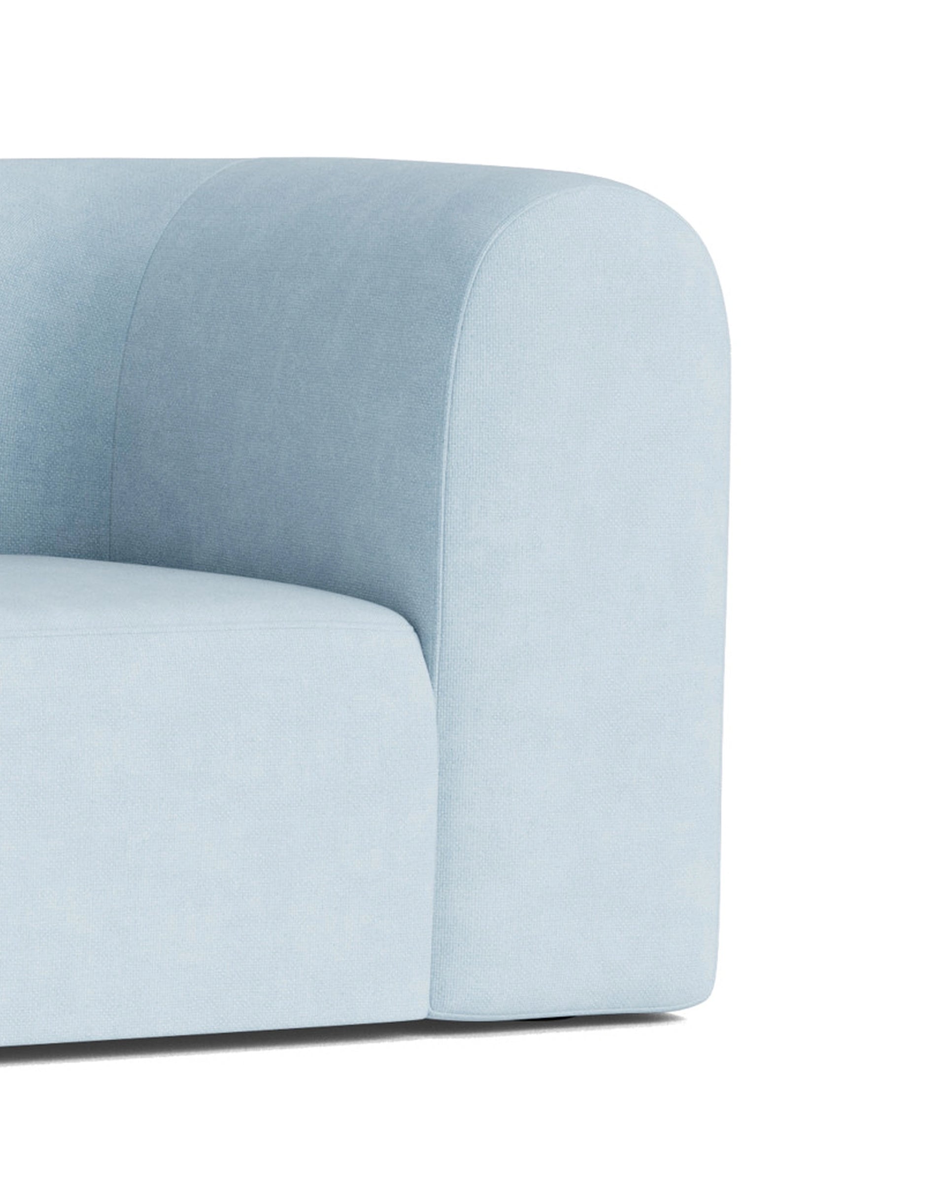Berg 3 Seater LHF Chaise Sofa - Fossil Powder Blue