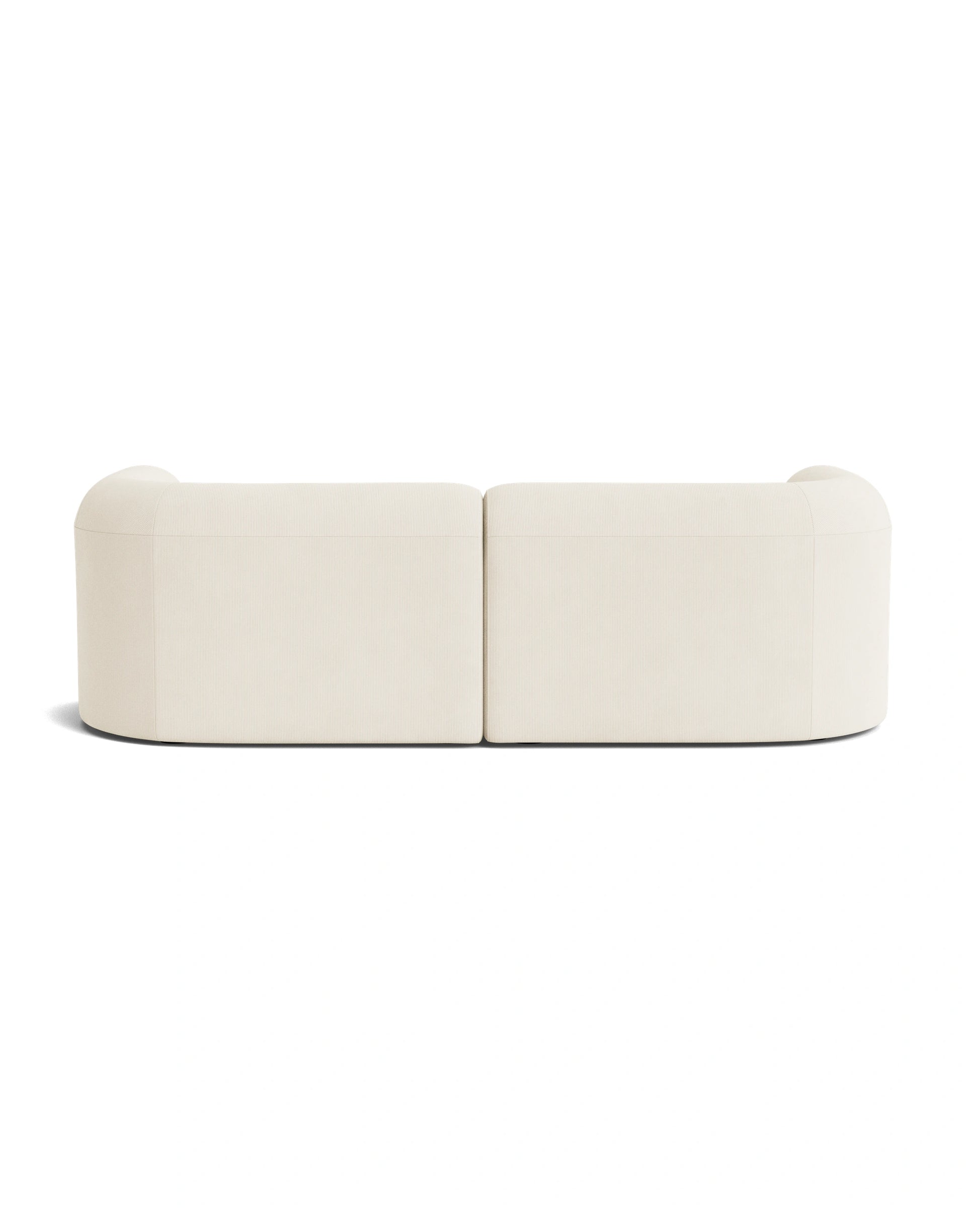Berg 3 Seater LHF Chaise Sofa - Corduroy Off White