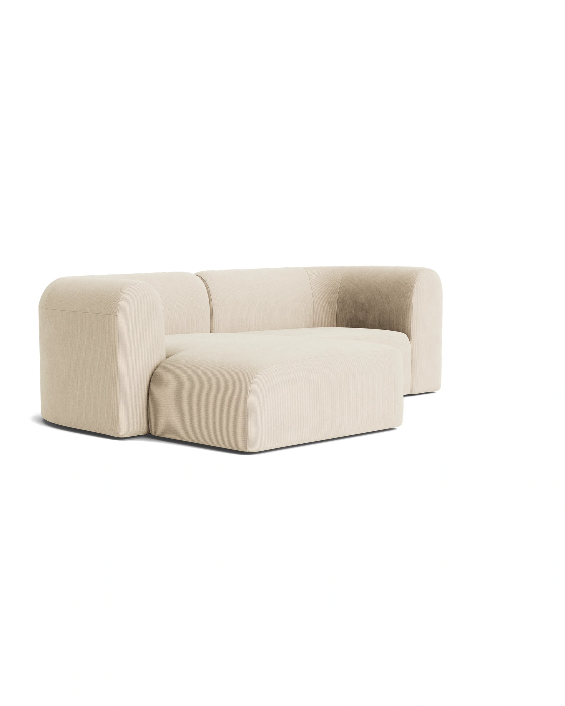 Berg 3 Seater LHF Chaise Sofa - Corduroy Mist
