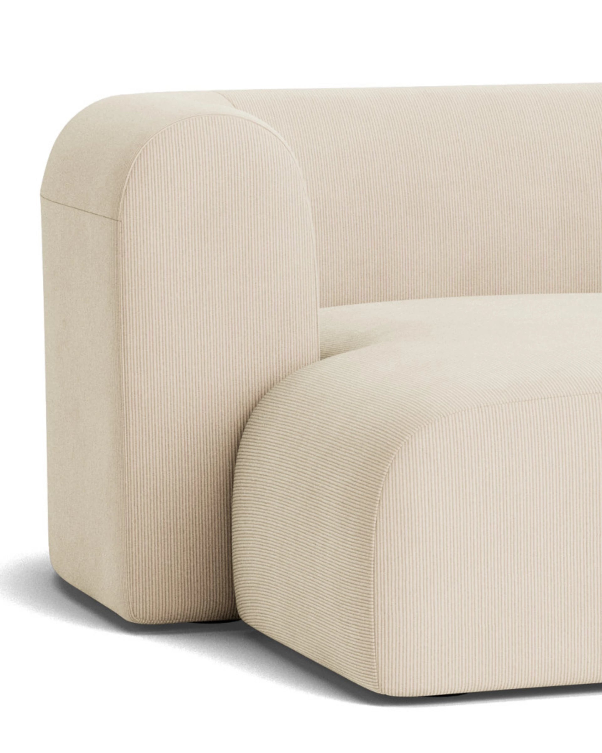 Berg 3 Seater LHF Chaise Sofa - Corduroy Mist