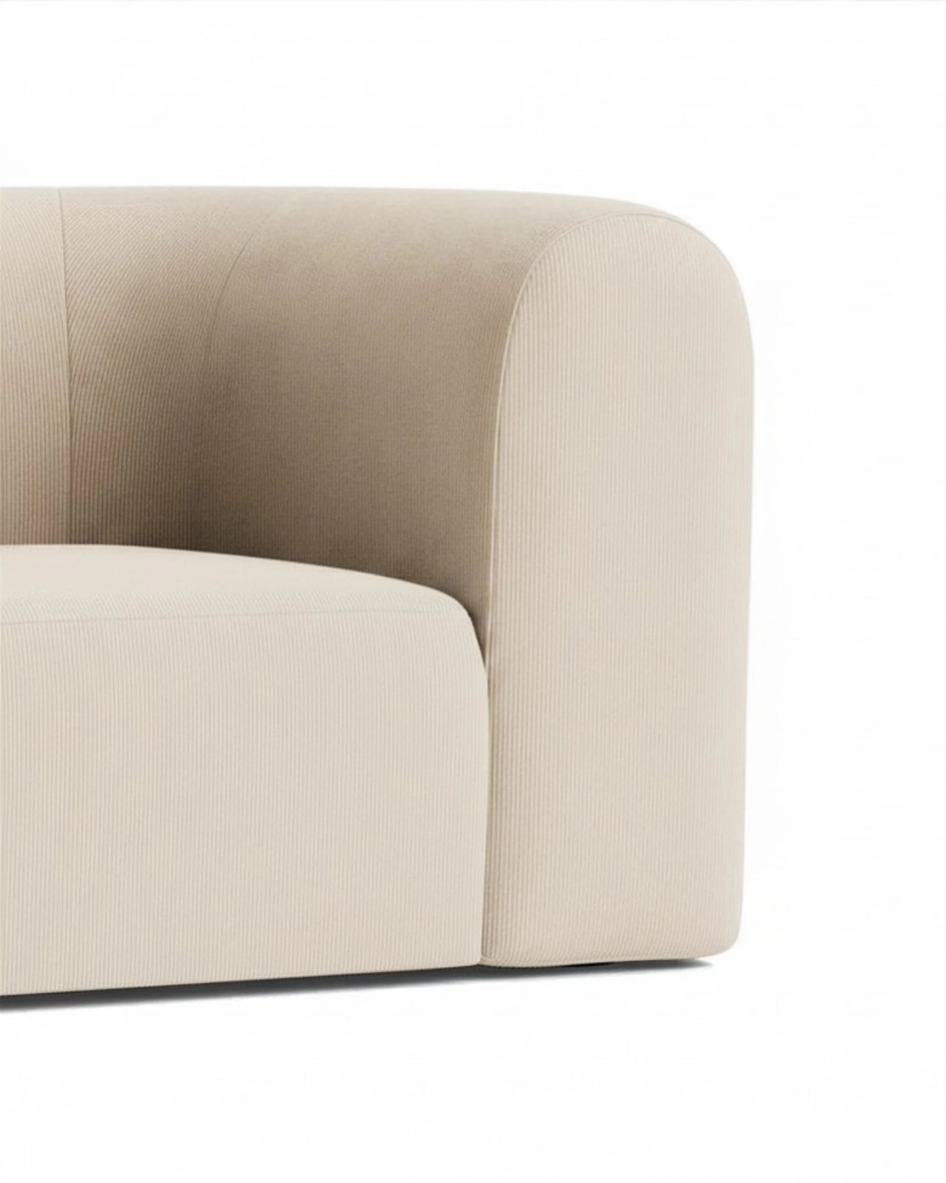Berg 3 Seater LHF Chaise Sofa - Corduroy Mist