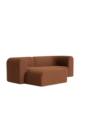 Berg 3 Seater LHF Chaise Sofa - Corduroy Cocoa