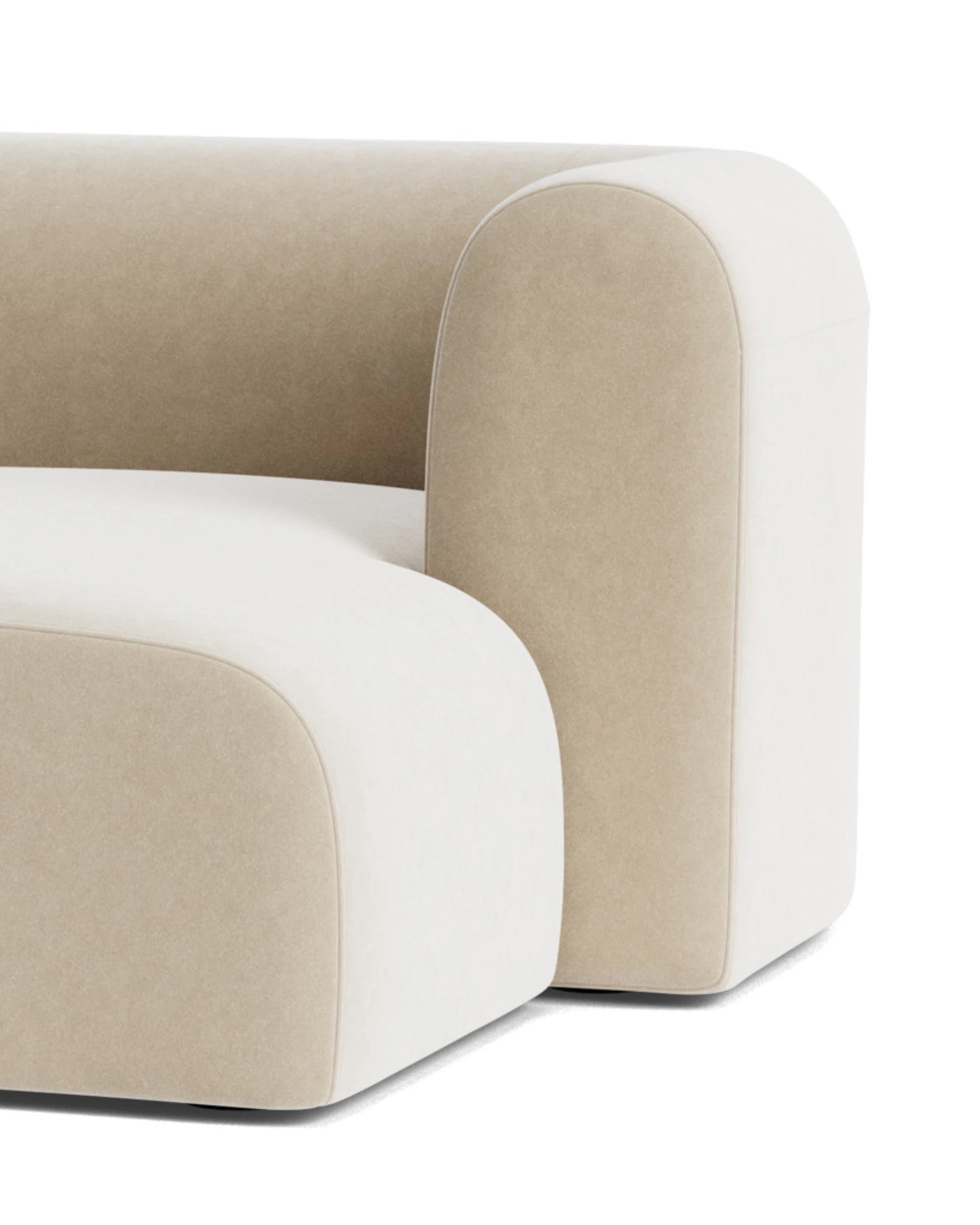 Berg 3 Seater RHF Chaise Sofa - Eden Ecru