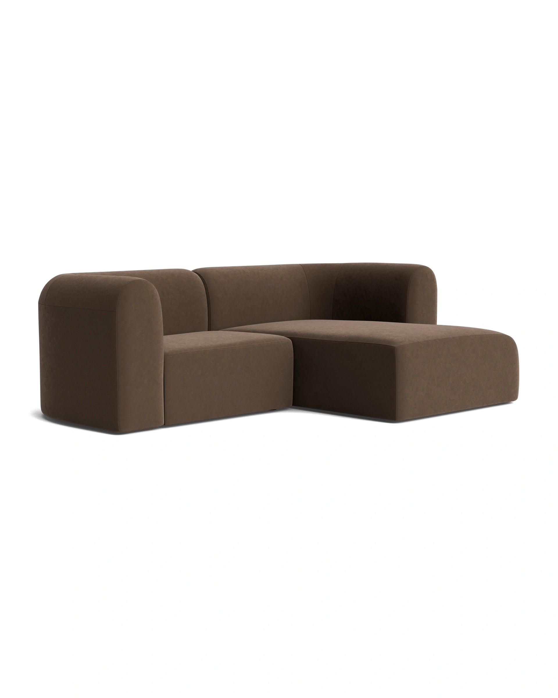 Berg 3 Seater RHF Chaise Sofa - Eden Java