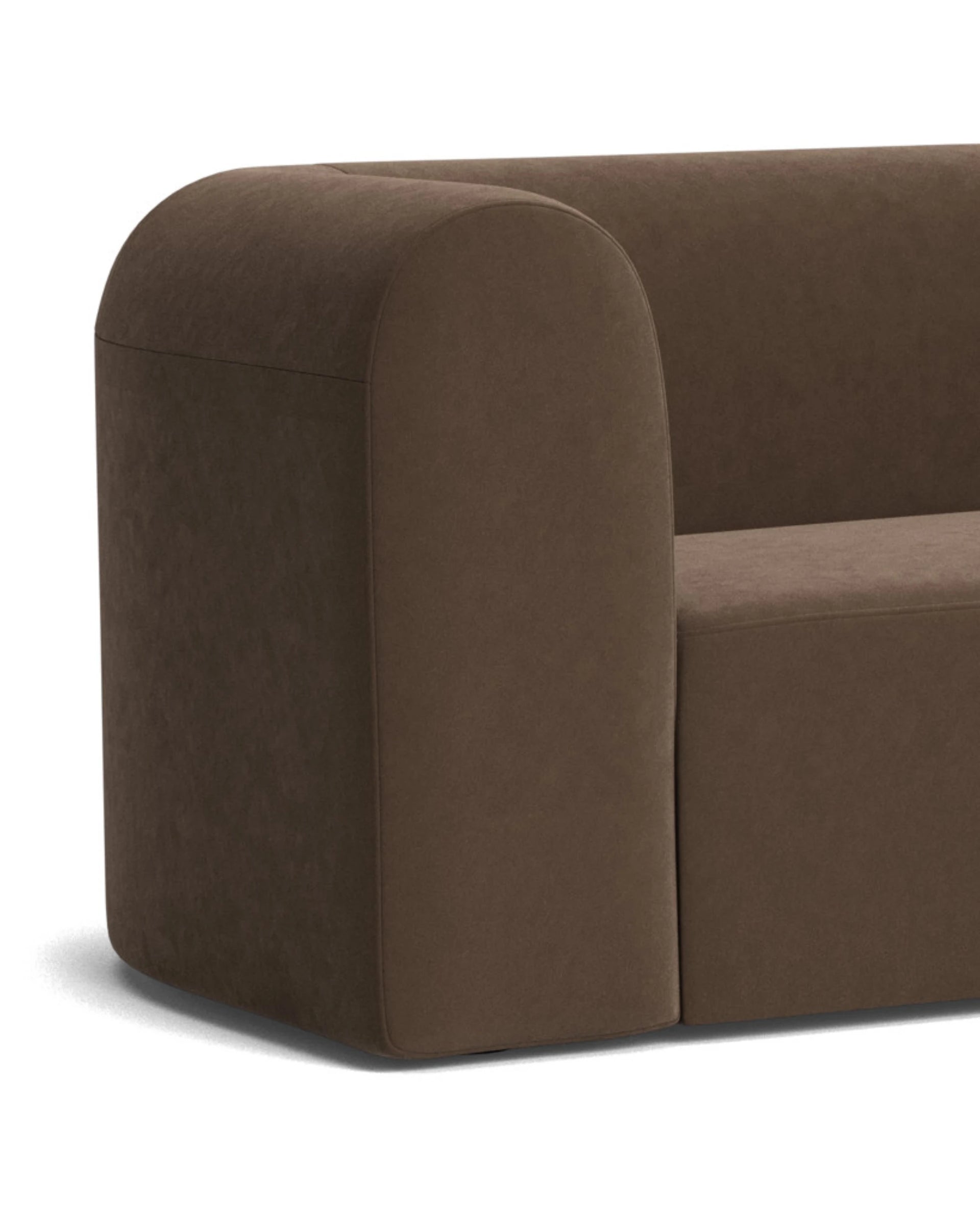 Berg 3 Seater RHF Chaise Sofa - Eden Java