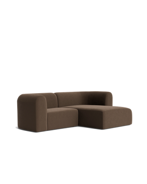 Berg 3 Seater RHF Chaise Sofa - Eden Java