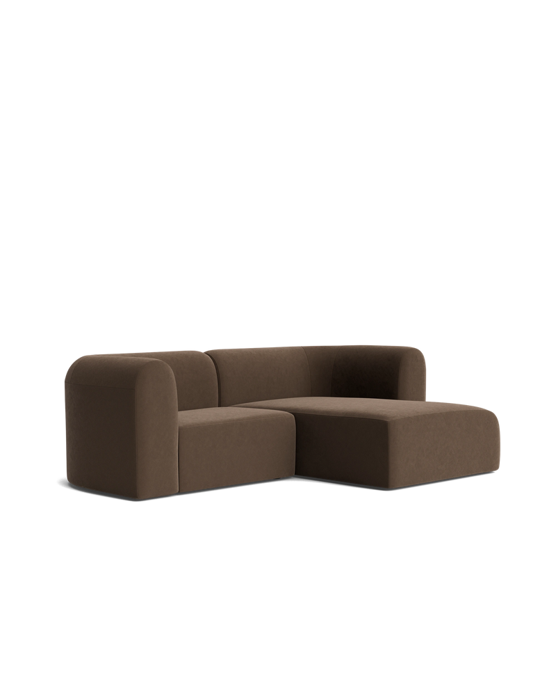 Berg 3 Seater RHF Chaise Sofa - Eden Java
