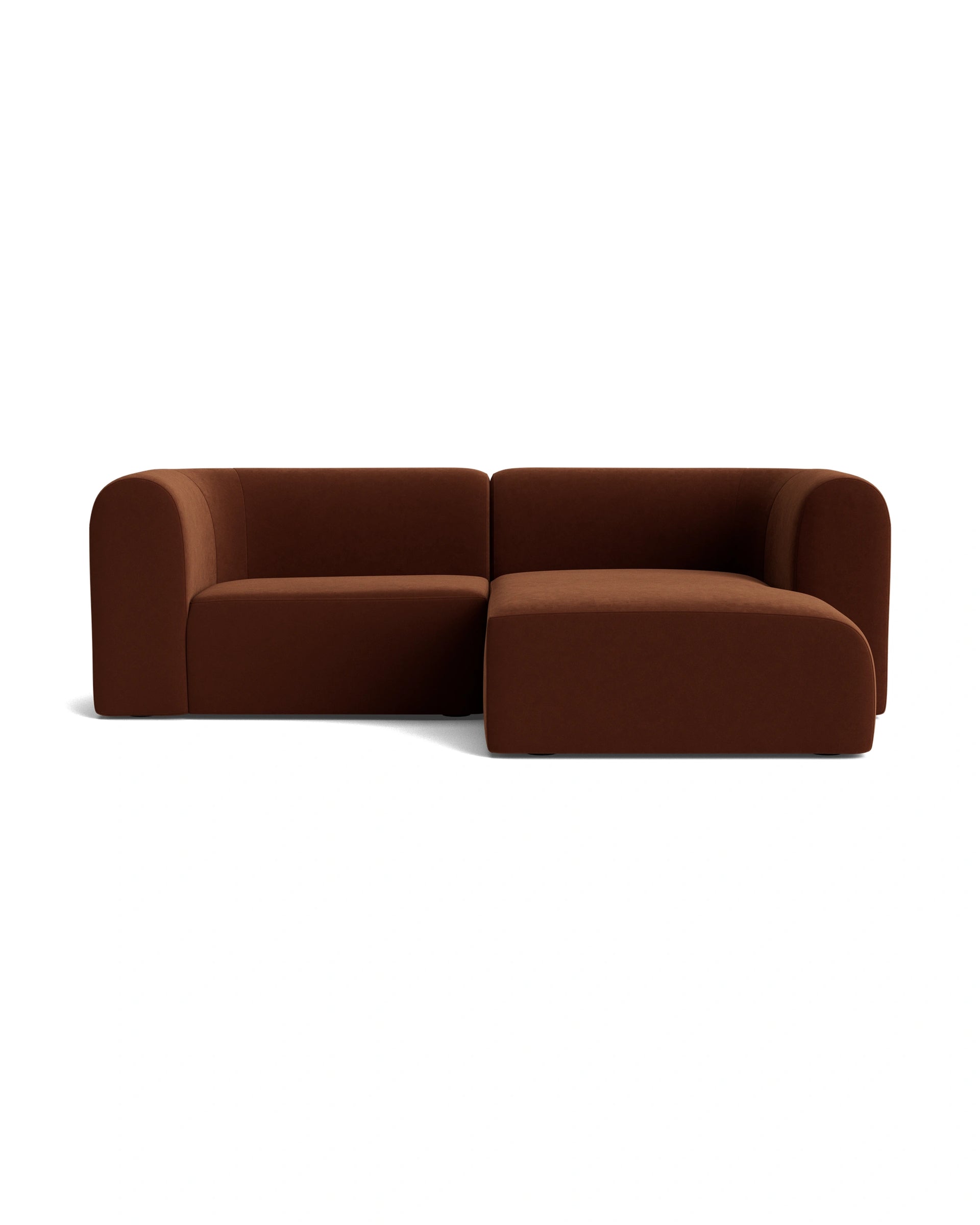 Berg 3 Seater RHF Chaise Sofa - Eden Brick