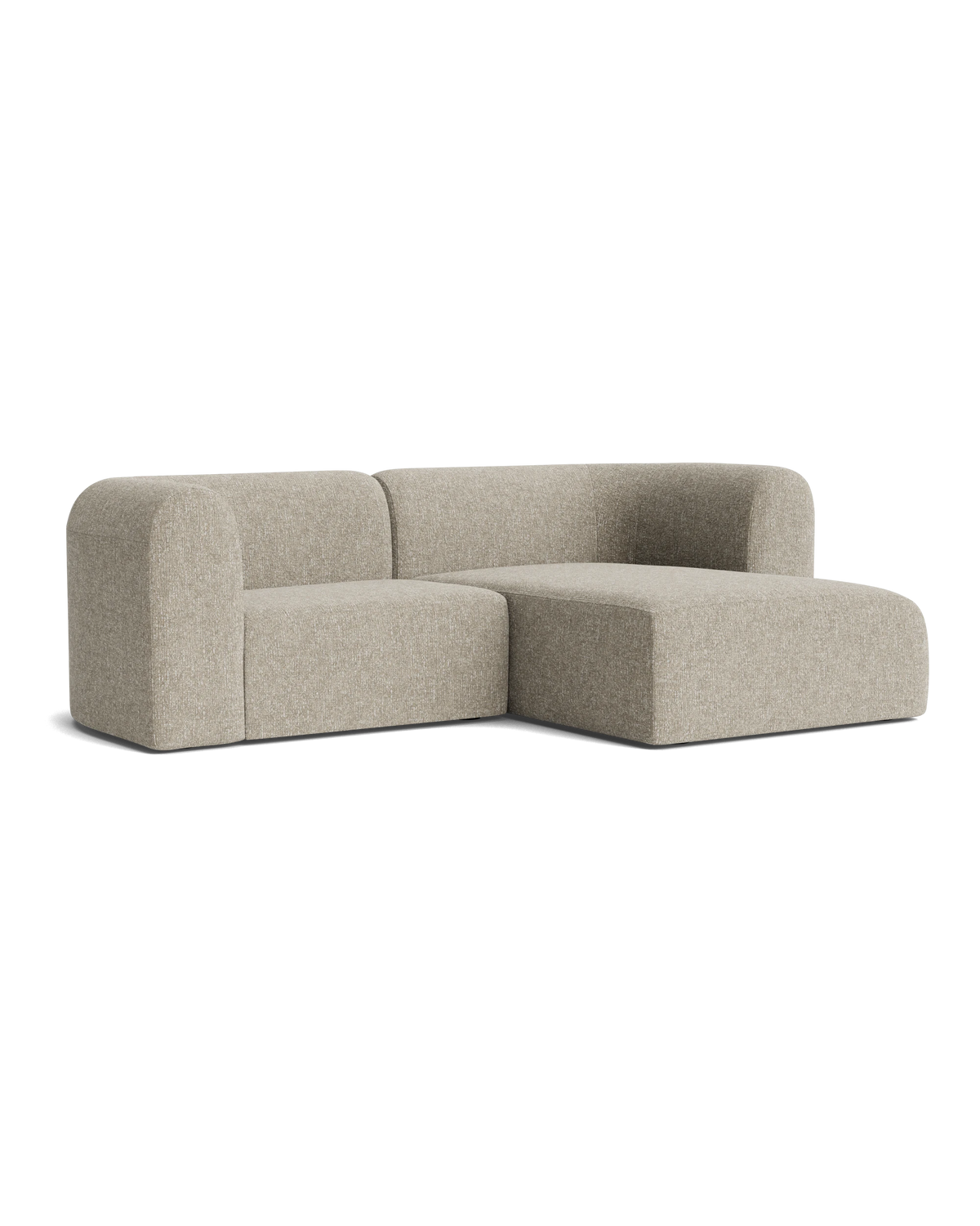 Berg 3 Seater RHF Chaise Sofa - Fleck Smoke