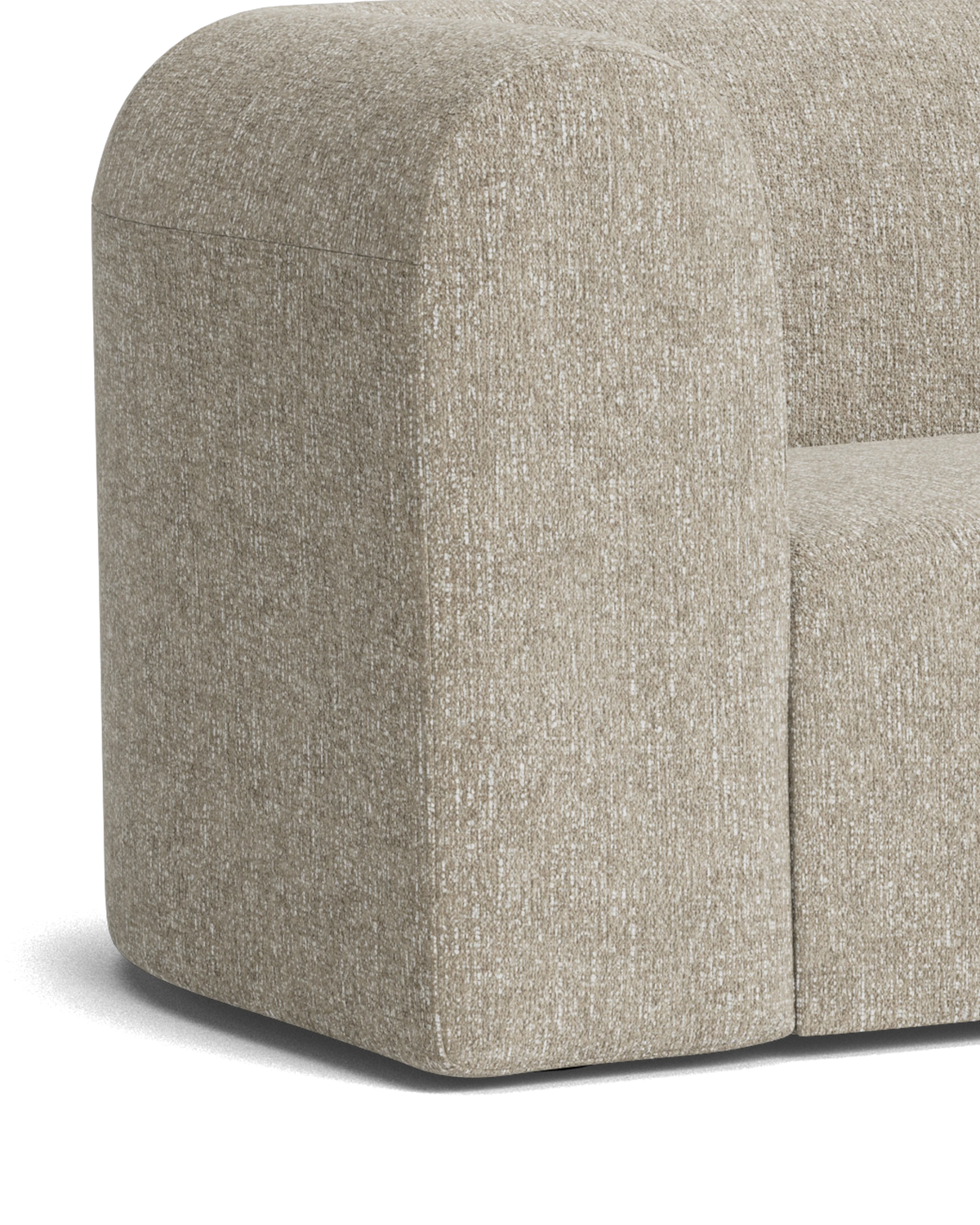 Berg 3 Seater RHF Chaise Sofa - Fleck Smoke