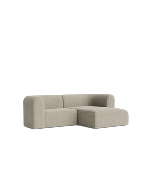 Berg 3 Seater RHF Chaise Sofa - Fleck Smoke