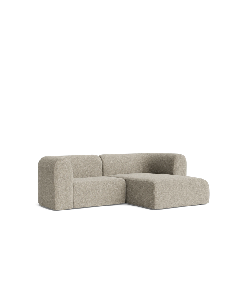 Berg 3 Seater RHF Chaise Sofa - Fleck Smoke