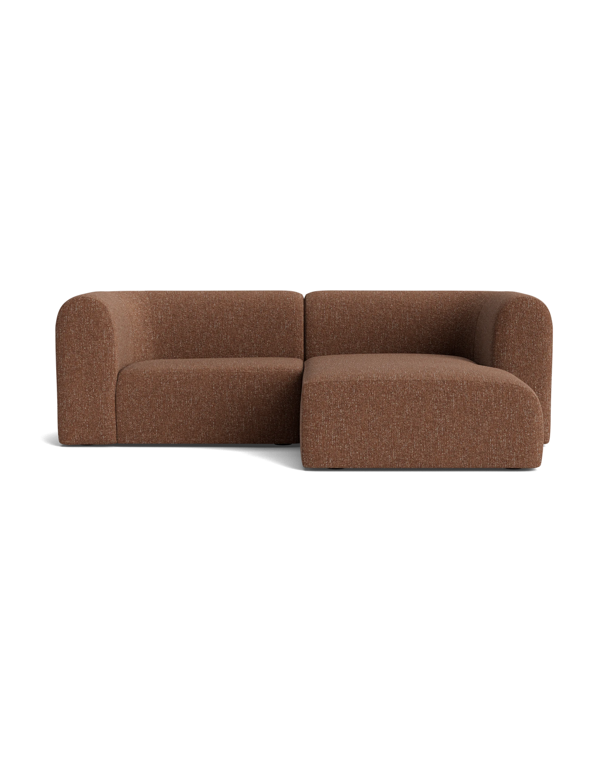 Berg 3 Seater RHF Chaise Sofa - Fleck Rust