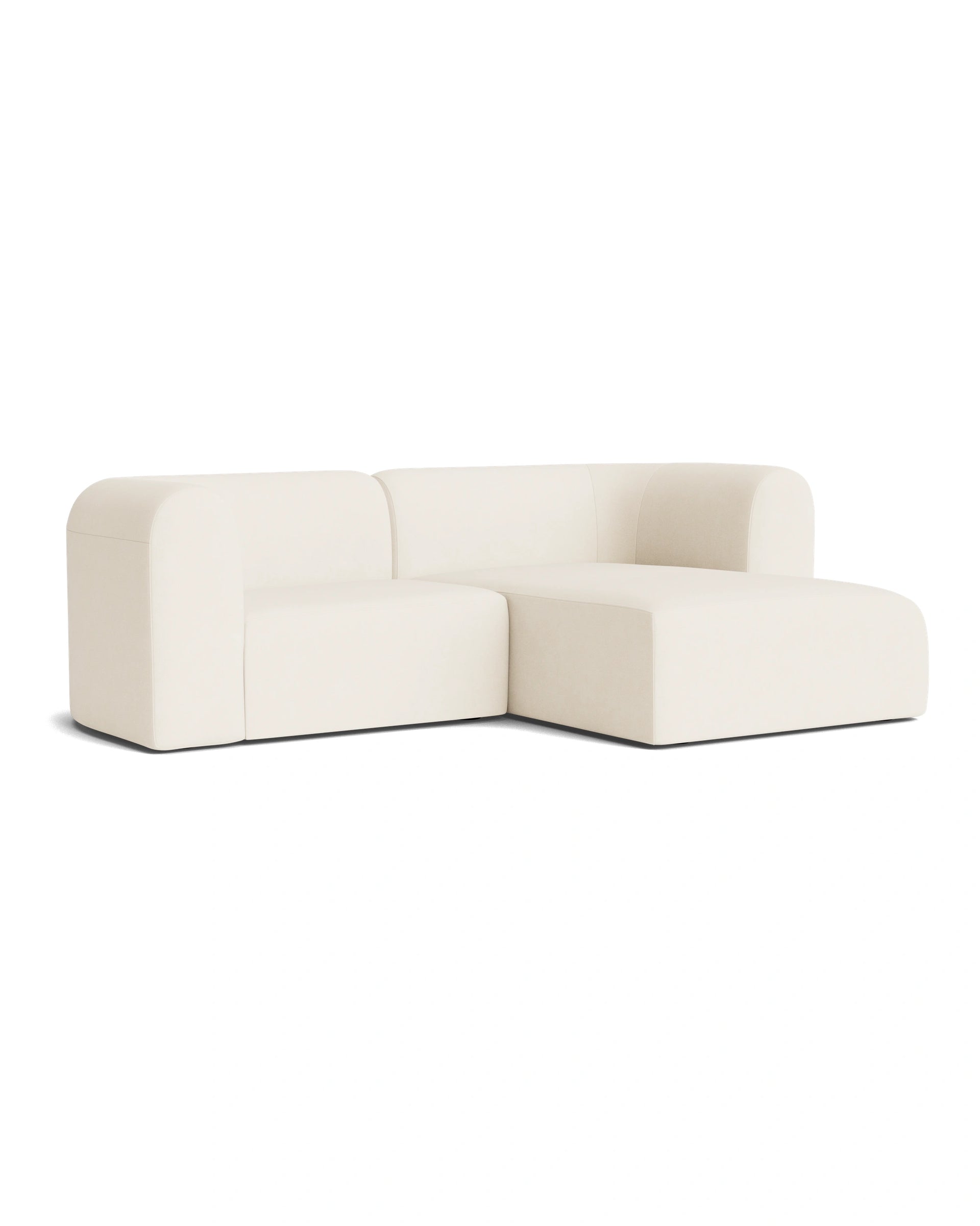 Berg 3 Seater RHF Chaise Sofa - Fossil Vanilla