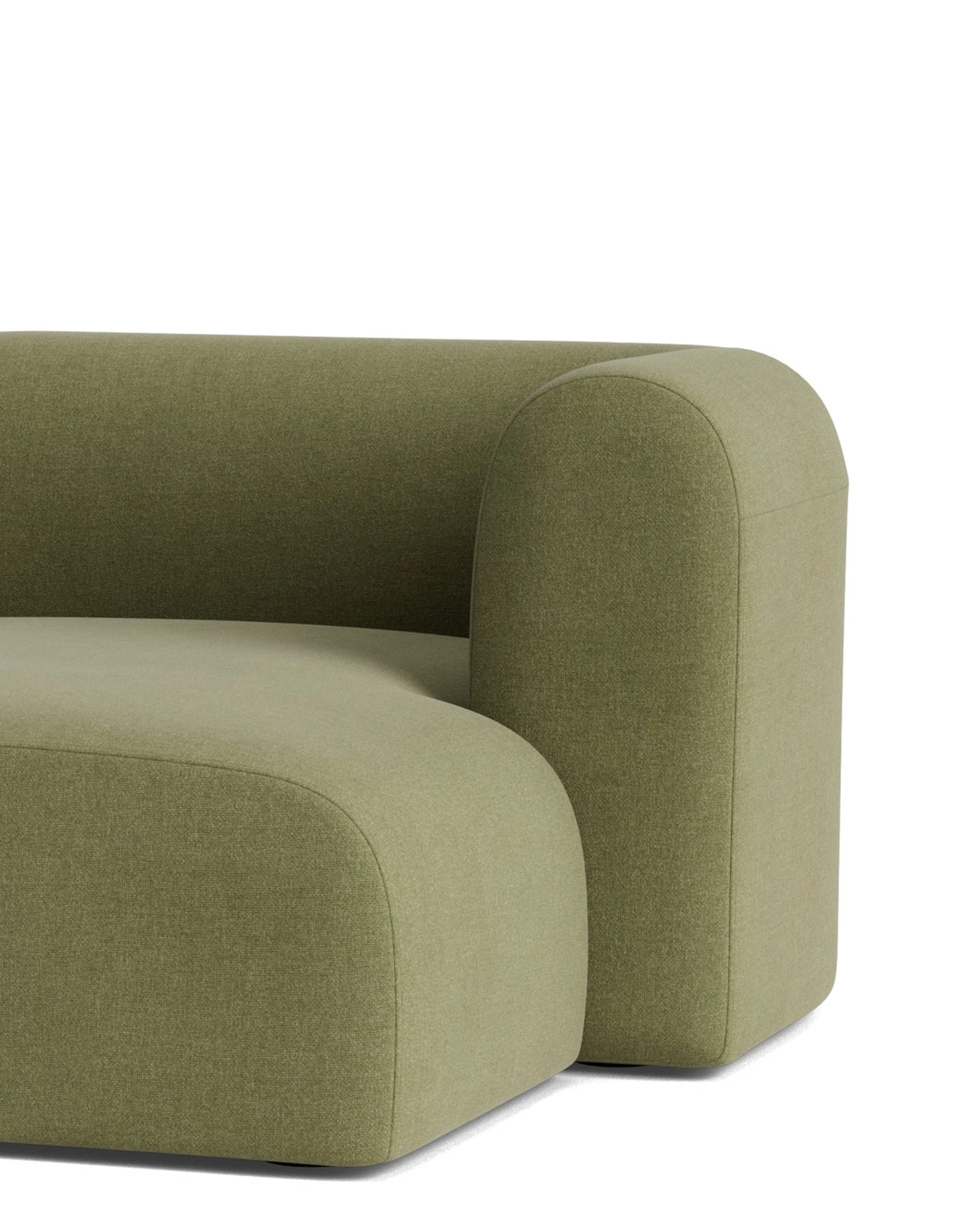 Berg 3 Seater RHF Chaise Sofa - Fossil Eucalyptus