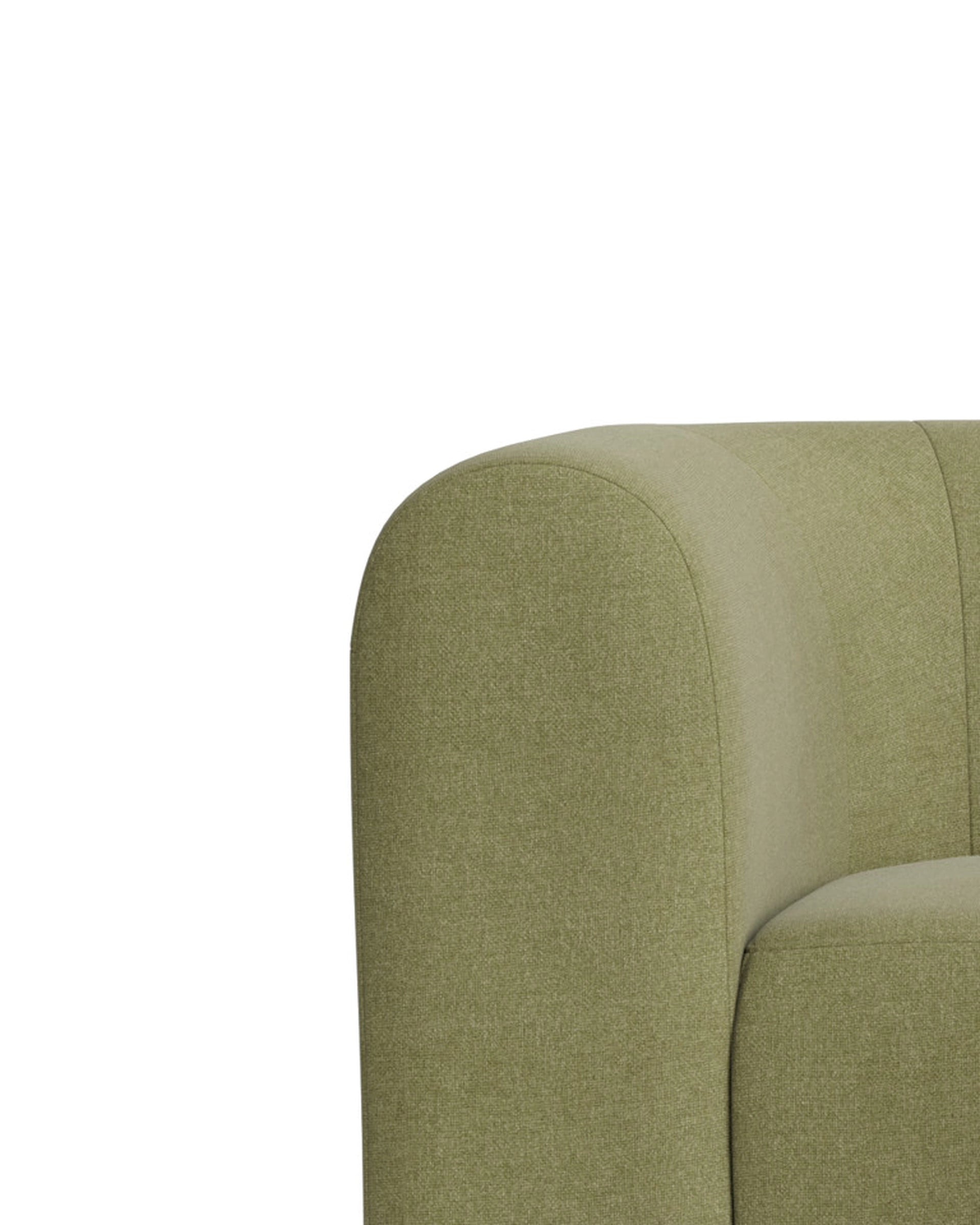 Berg 3 Seater RHF Chaise Sofa - Fossil Eucalyptus