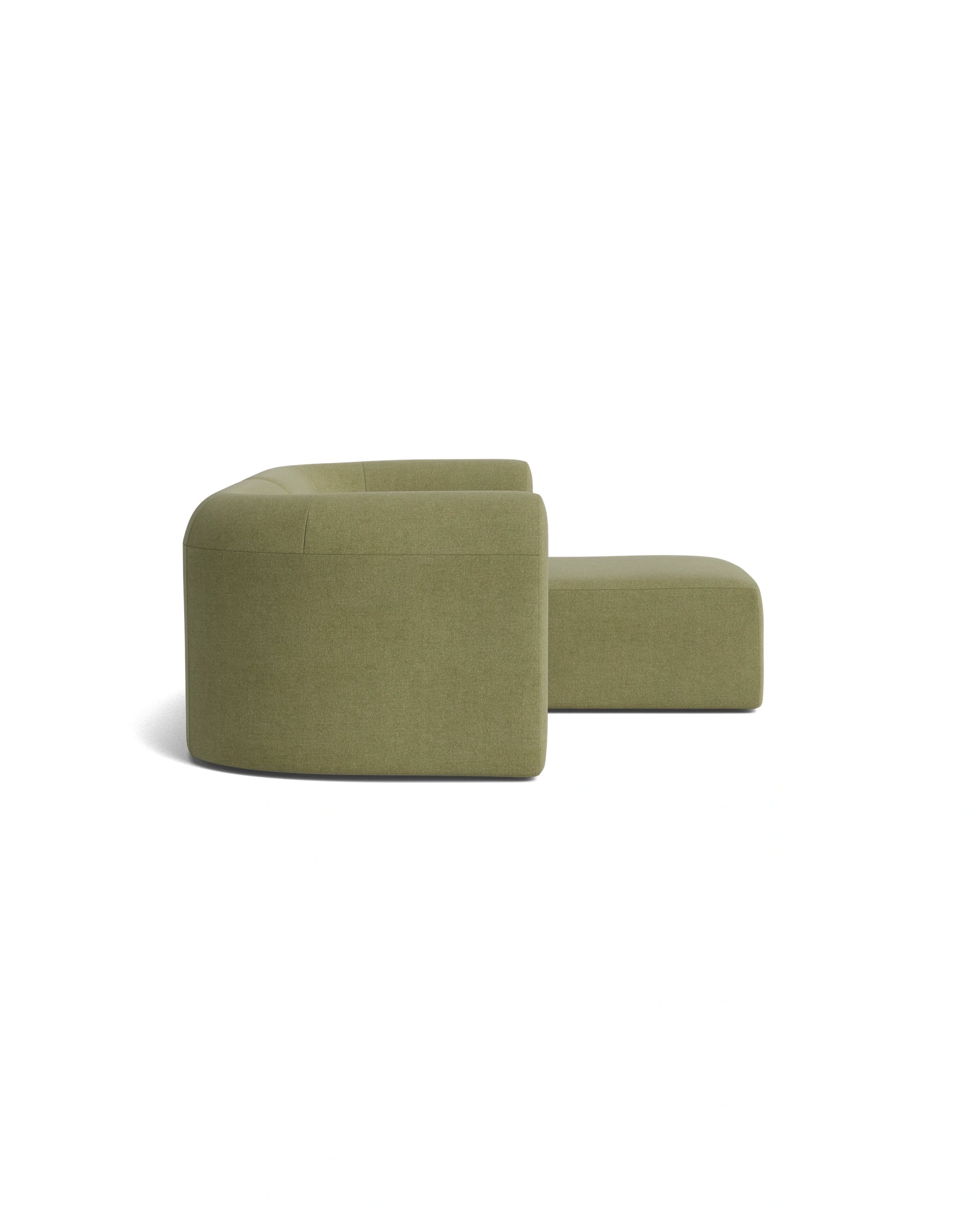 Berg 3 Seater RHF Chaise Sofa - Fossil Eucalyptus