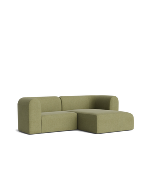 Berg 3 Seater RHF Chaise Sofa - Fossil Eucalyptus