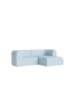 Berg 3 Seater RHF Chaise Sofa - Fossil Powder Blue