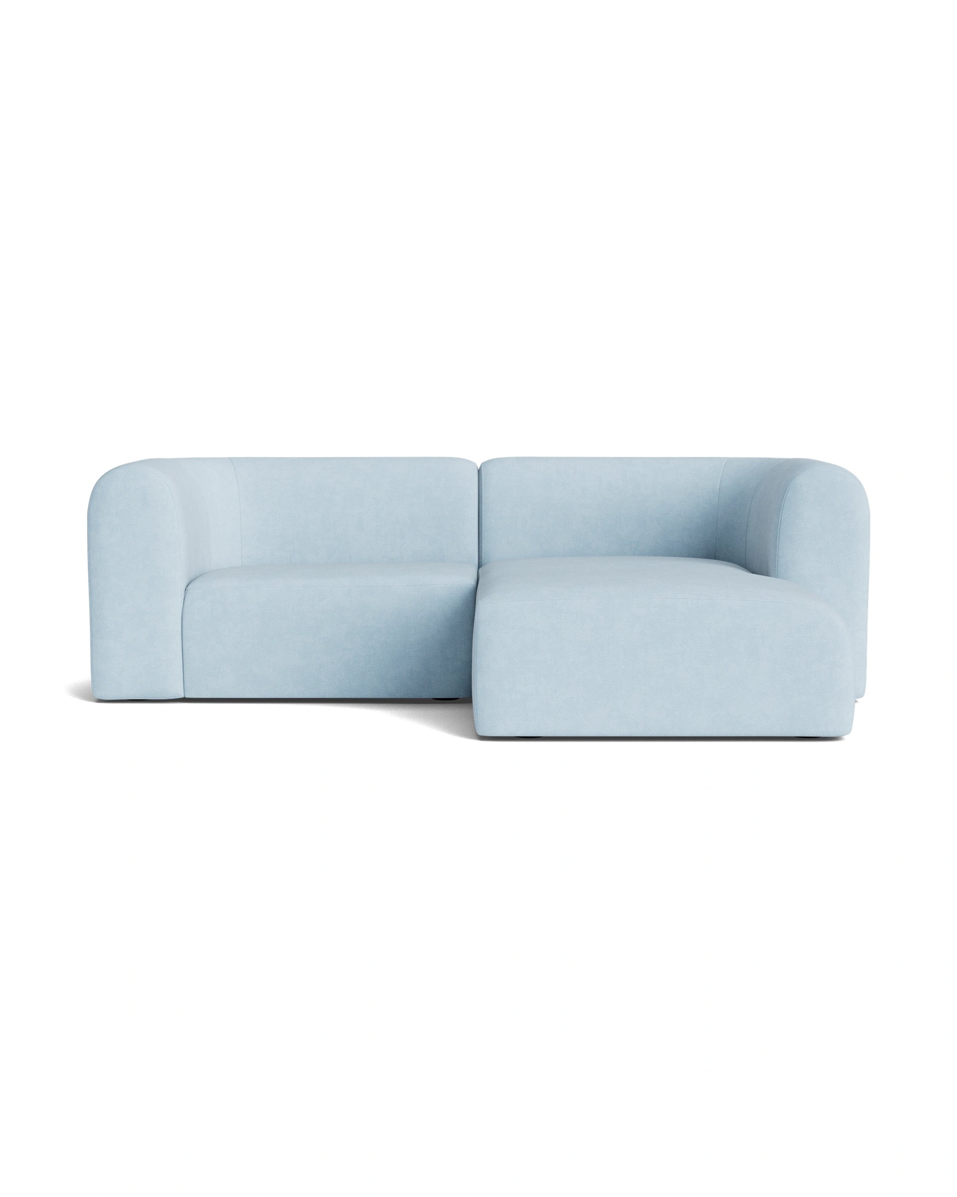 Berg 3 Seater RHF Chaise Sofa - Fossil Powder Blue