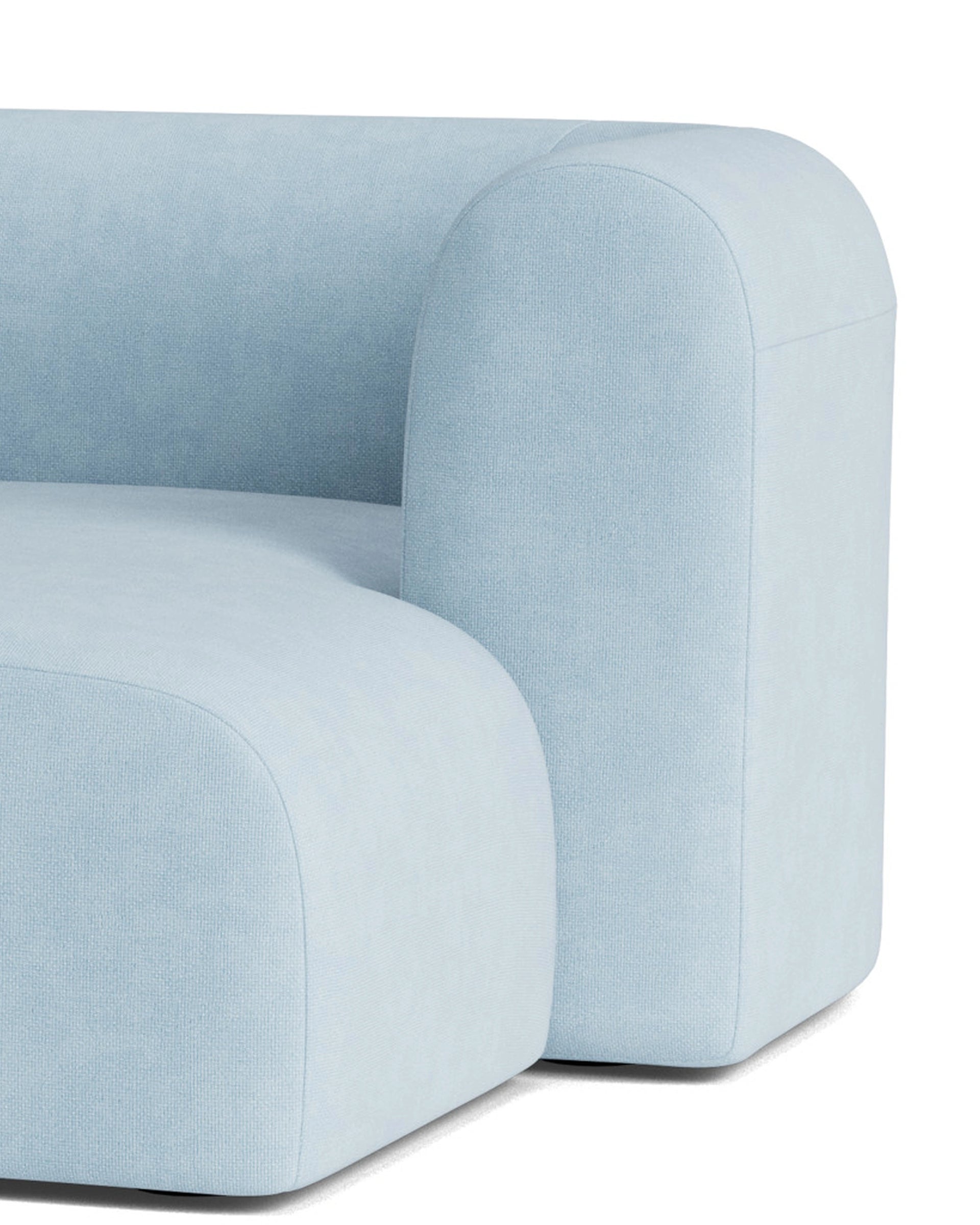 Berg 3 Seater RHF Chaise Sofa - Fossil Powder Blue