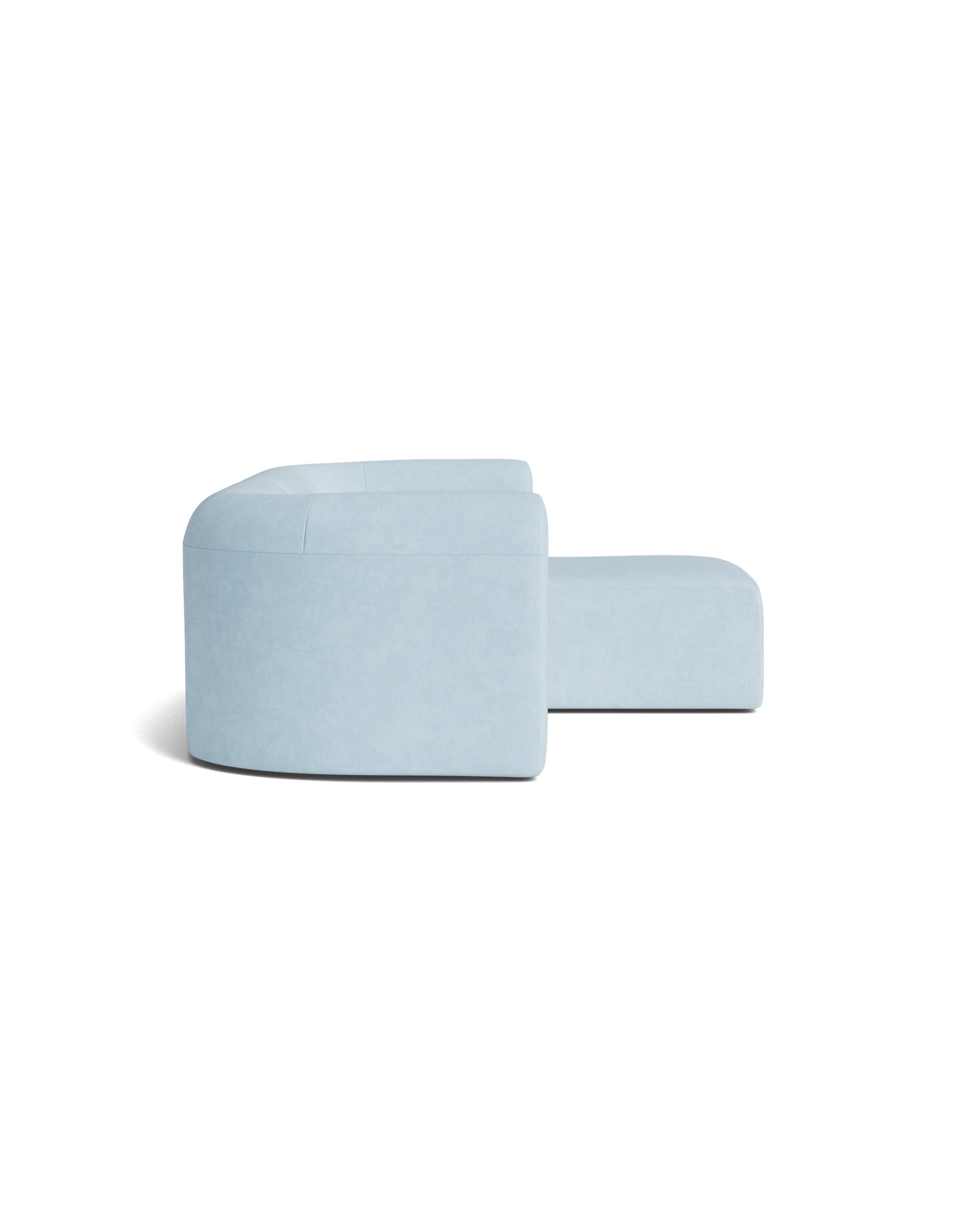 Berg 3 Seater RHF Chaise Sofa - Fossil Powder Blue