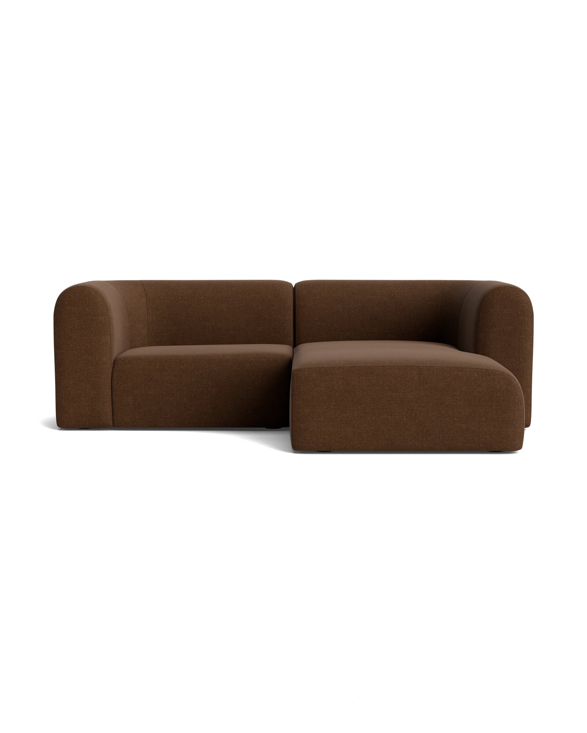 Berg 3 Seater RHF Chaise Sofa - Fossil Chocolate