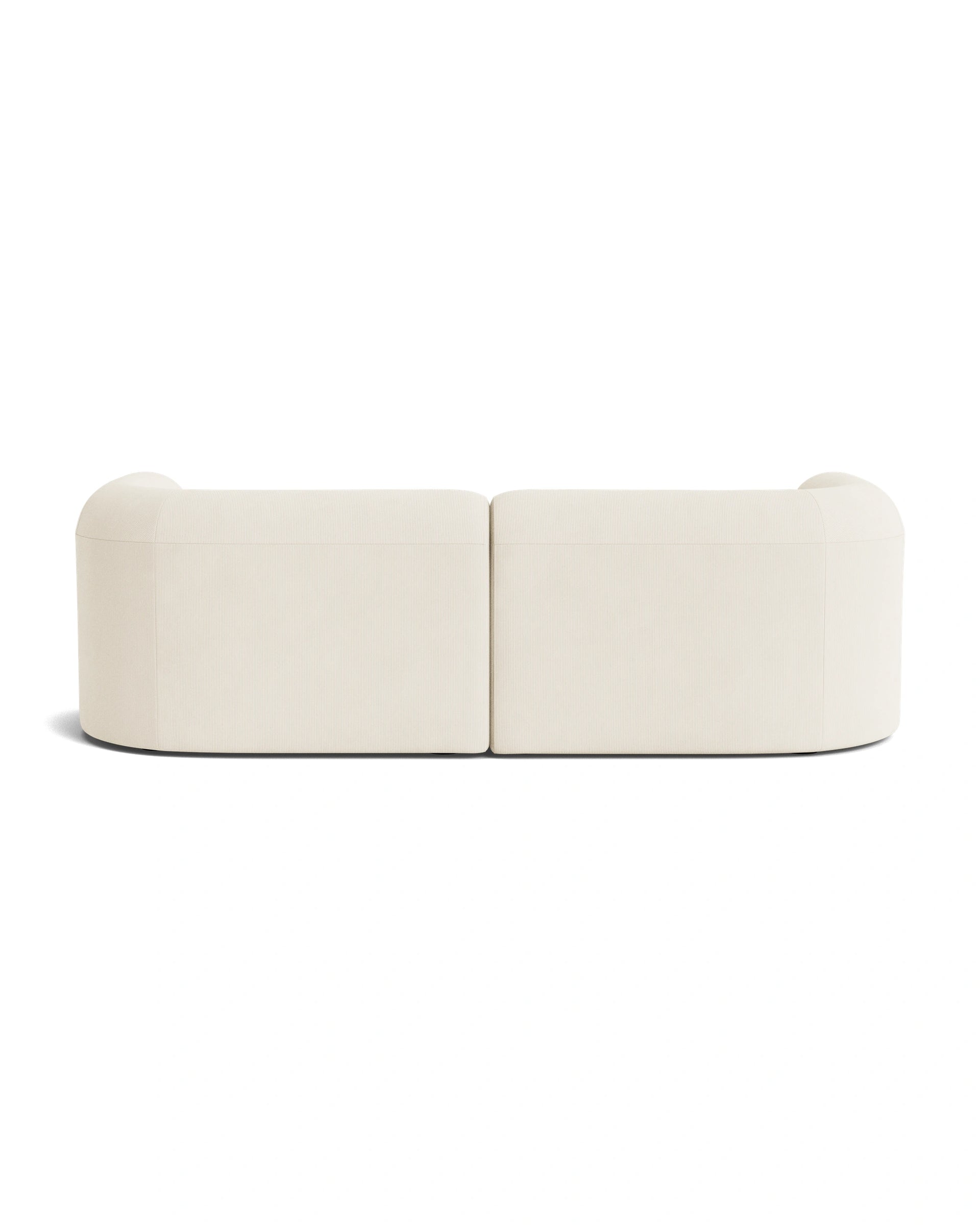 Berg 3 Seater RHF Chaise Sofa - Corduroy Off White