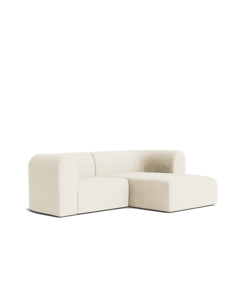 Berg 3 Seater RHF Chaise Sofa - Corduroy Off White