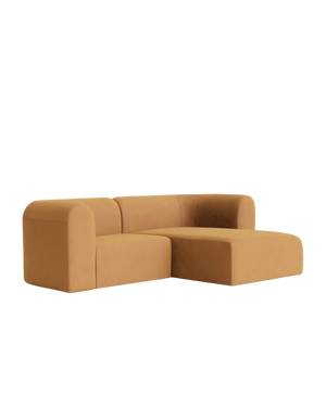 Berg 3 Seater RHF Chaise Sofa - Corduroy Fawn