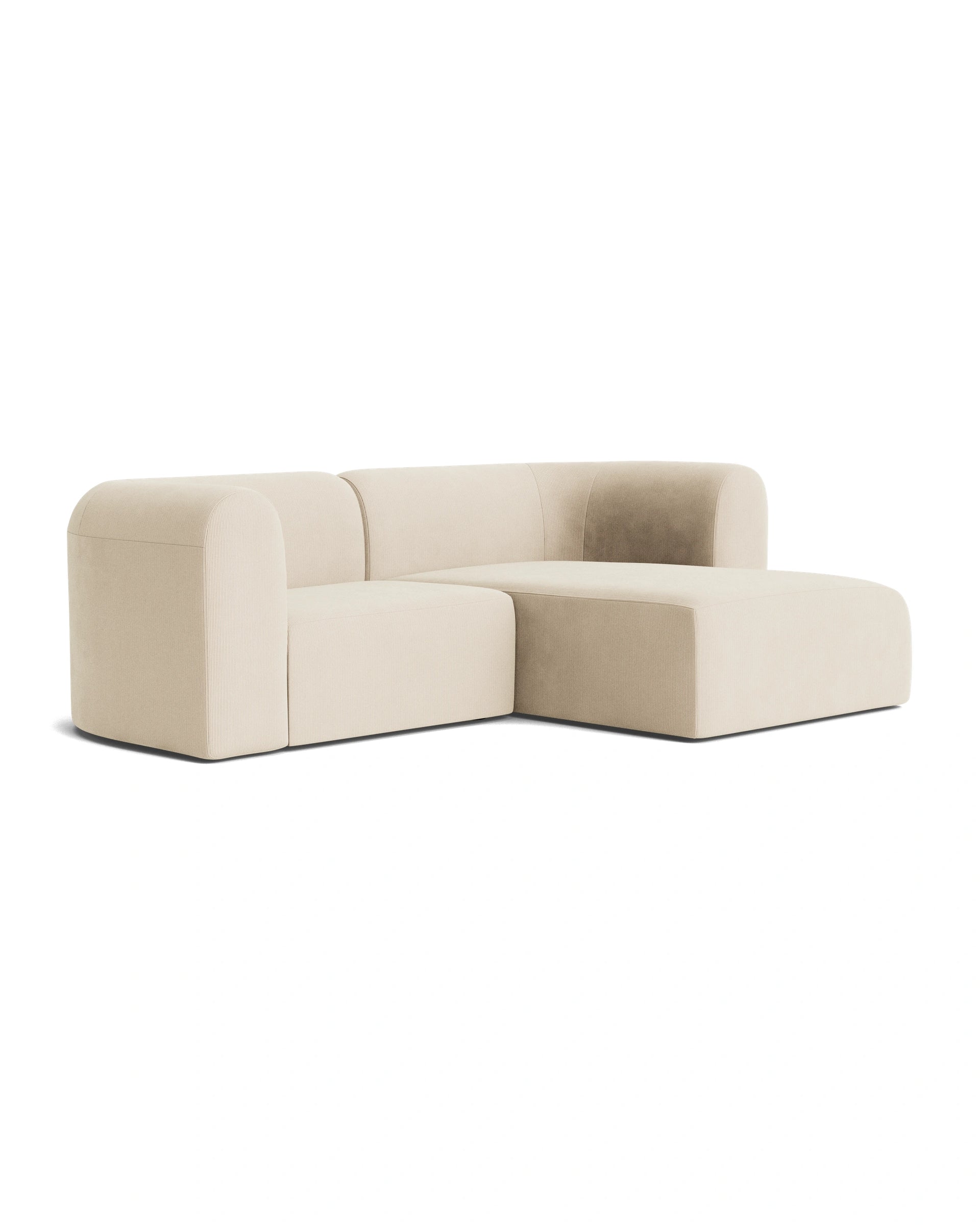 Berg 3 Seater RHF Chaise Sofa - Corduroy Mist