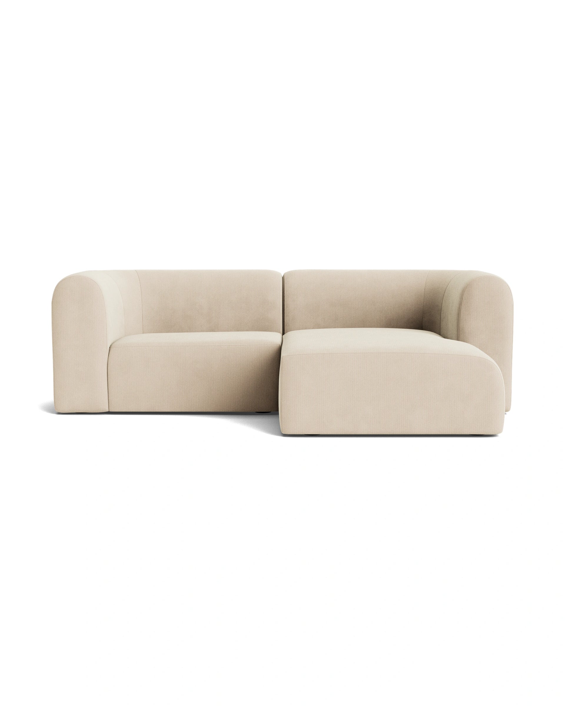 Berg 3 Seater RHF Chaise Sofa - Corduroy Mist
