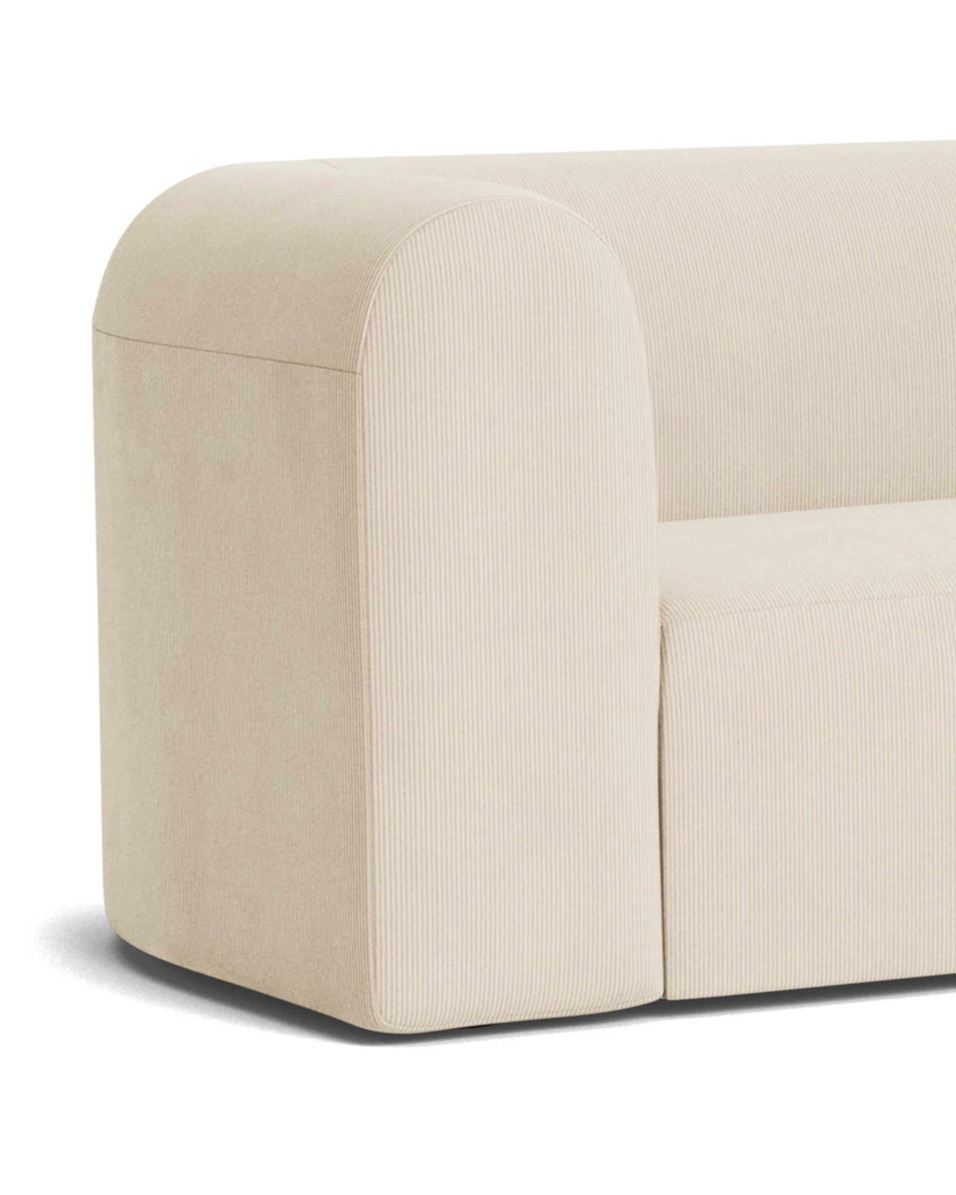 Berg 3 Seater RHF Chaise Sofa - Corduroy Mist