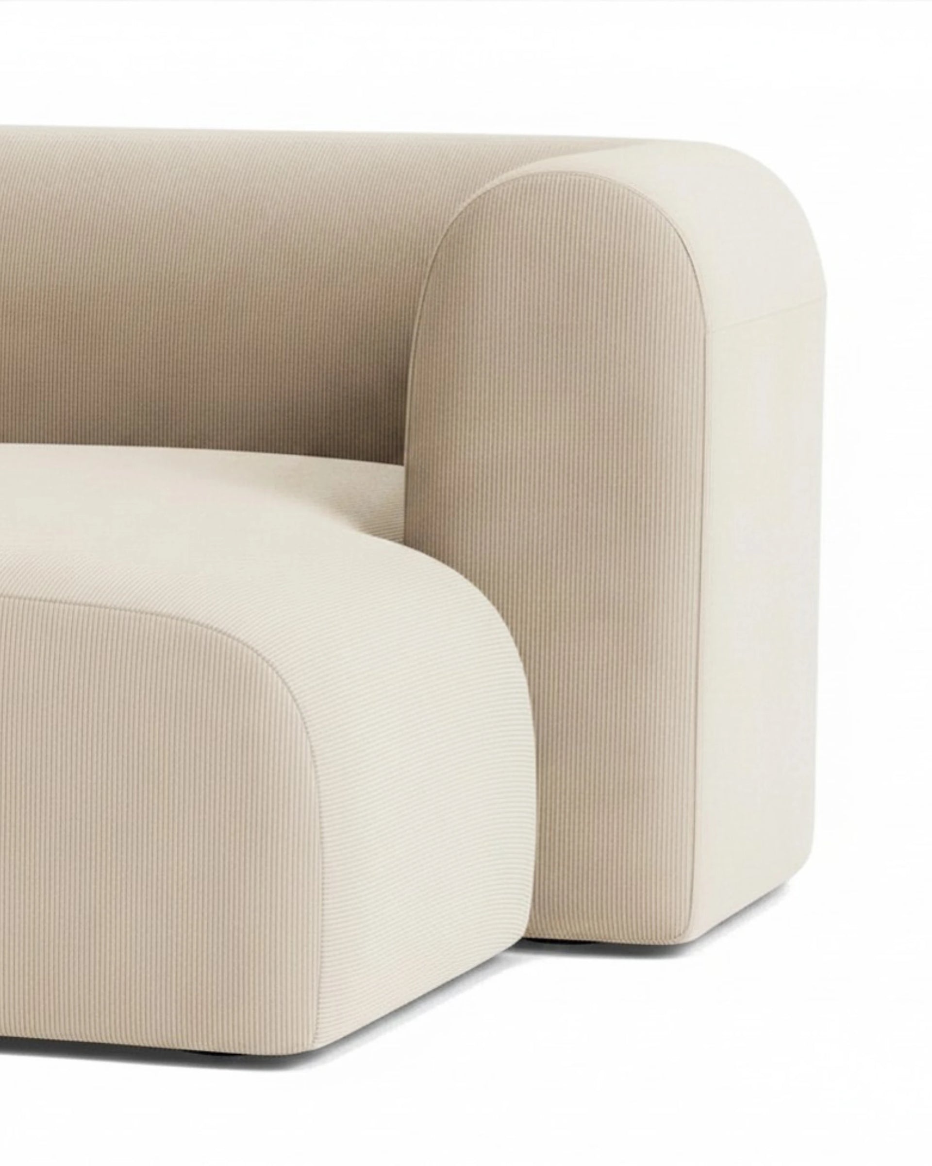 Berg 3 Seater RHF Chaise Sofa - Corduroy Mist