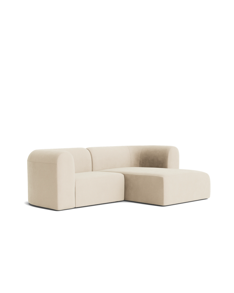 Berg 3 Seater RHF Chaise Sofa - Corduroy Mist