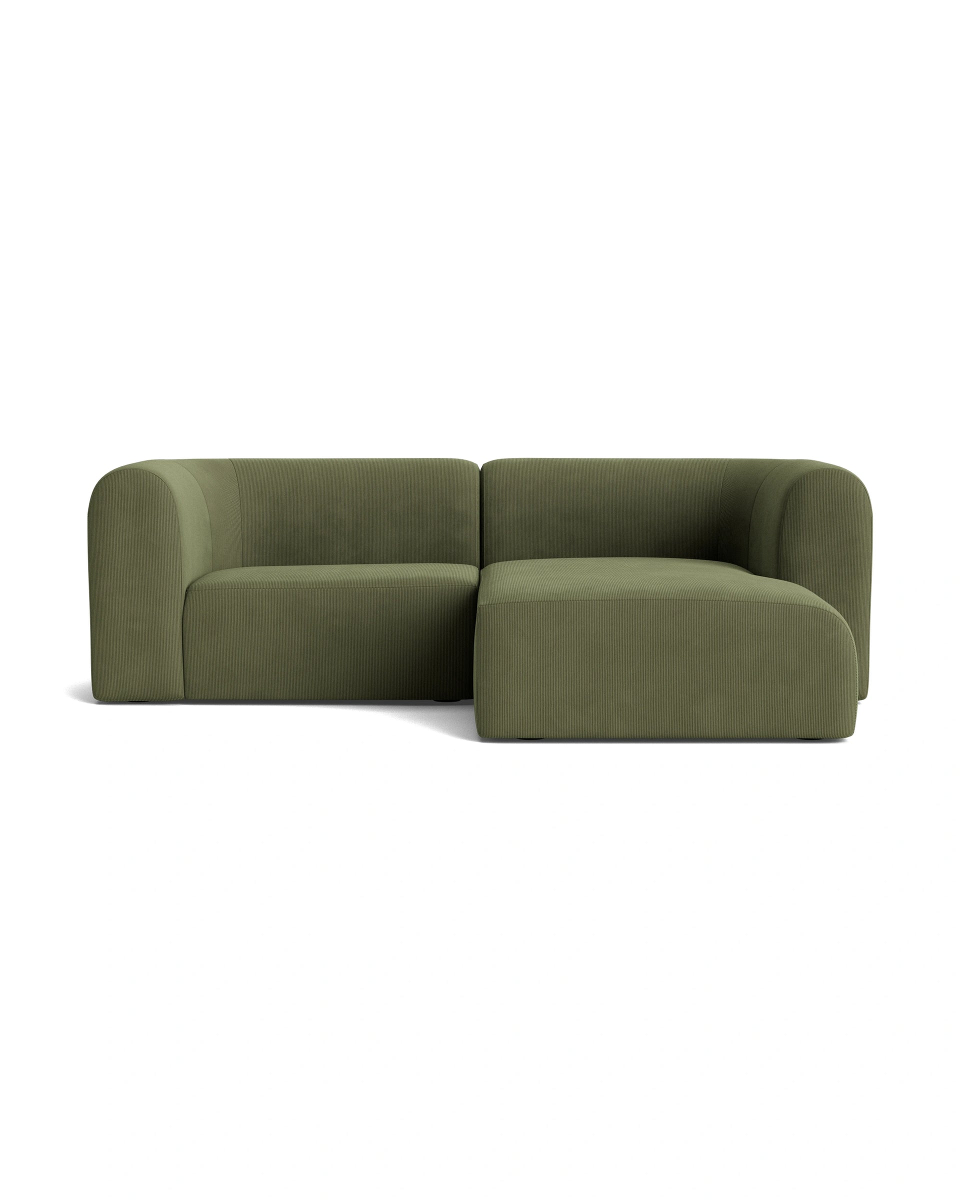 Berg 3 Seater RHF Chaise Sofa - Corduroy Forest