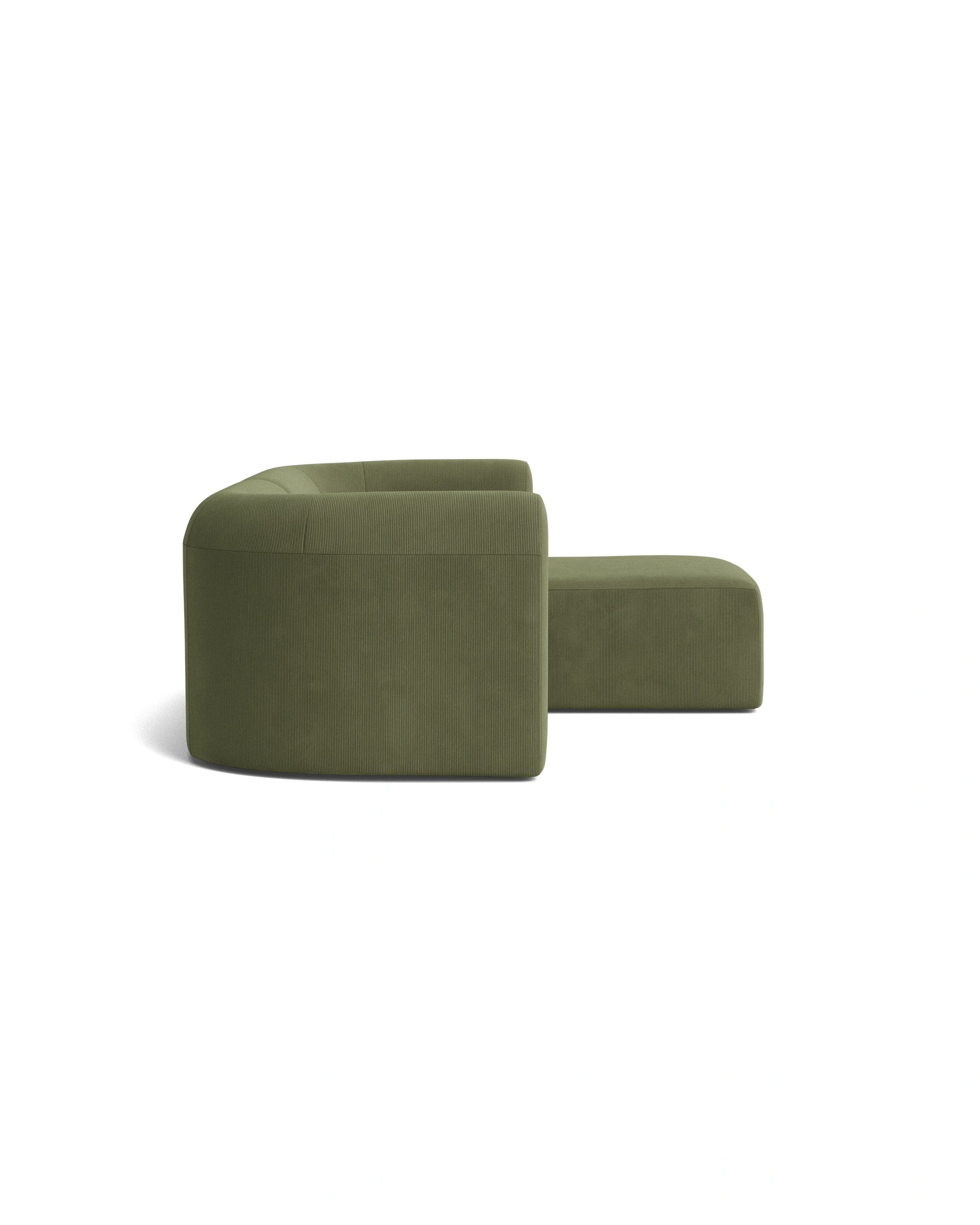 Berg 3 Seater RHF Chaise Sofa - Corduroy Forest