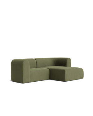 Berg 3 Seater RHF Chaise Sofa - Corduroy Forest