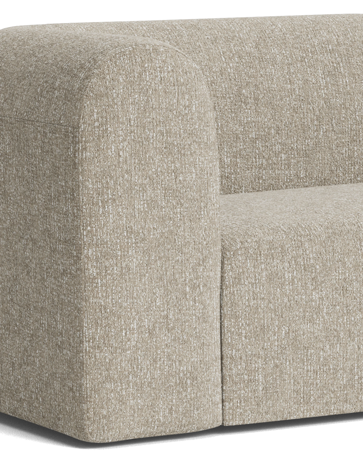 Berg 3 Seater Sofa - Fleck Smoke