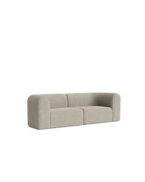 Berg 3 Seater Sofa - Fleck Smoke