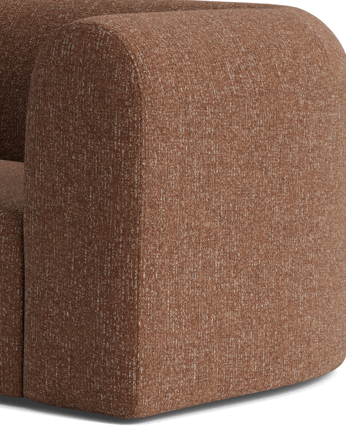 Berg 3 Seater Sofa - Fleck Rust