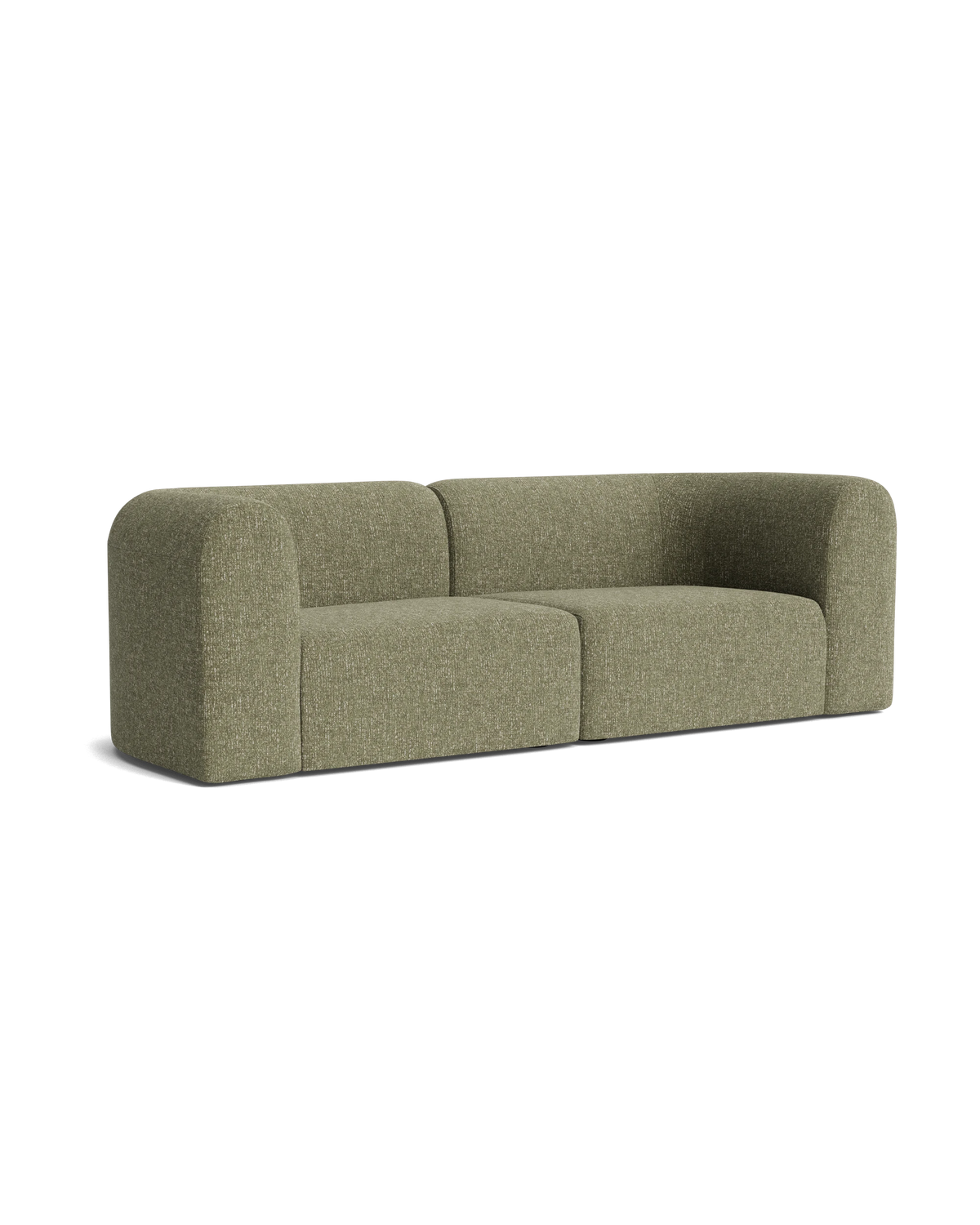 Berg 3 Seater Sofa - Fleck Olive