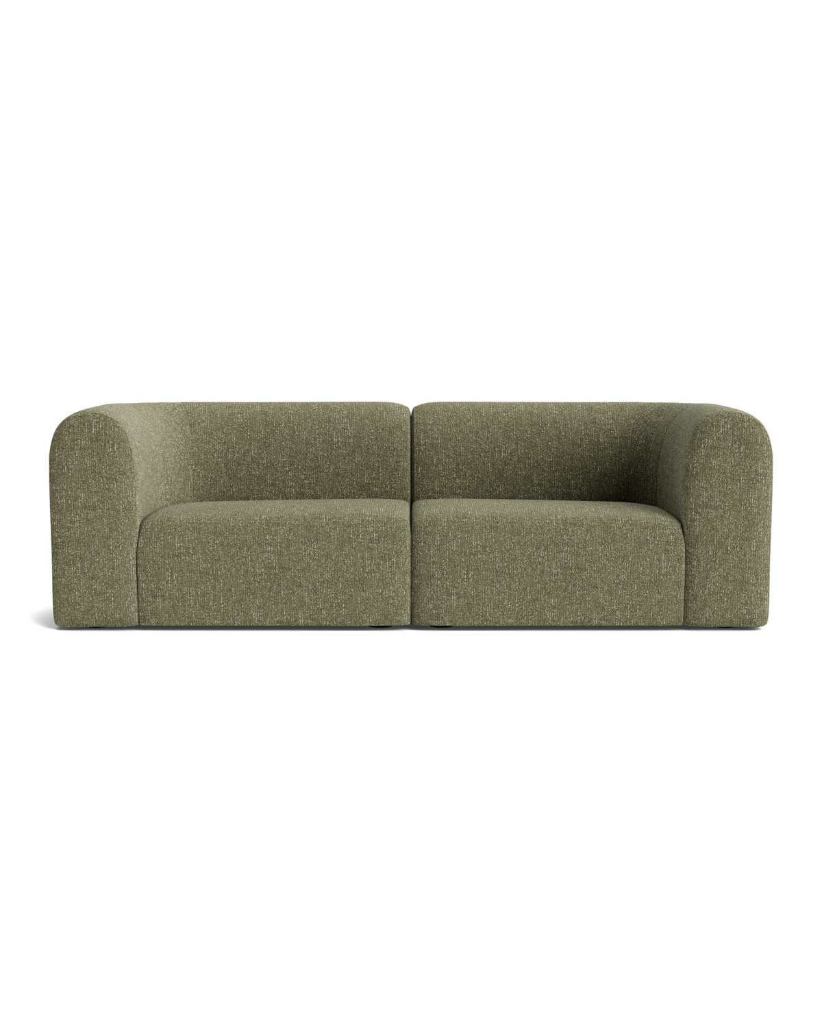 Berg 3 Seater Sofa - Fleck Olive