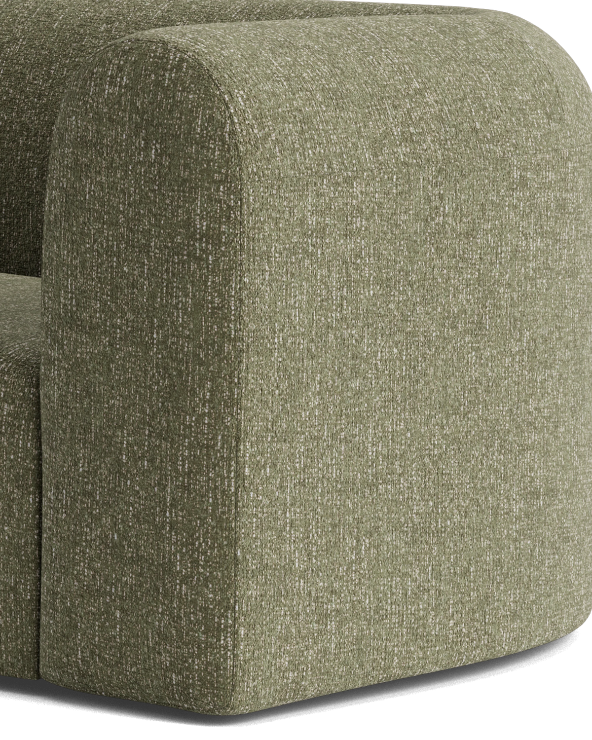 Berg 3 Seater Sofa - Fleck Olive